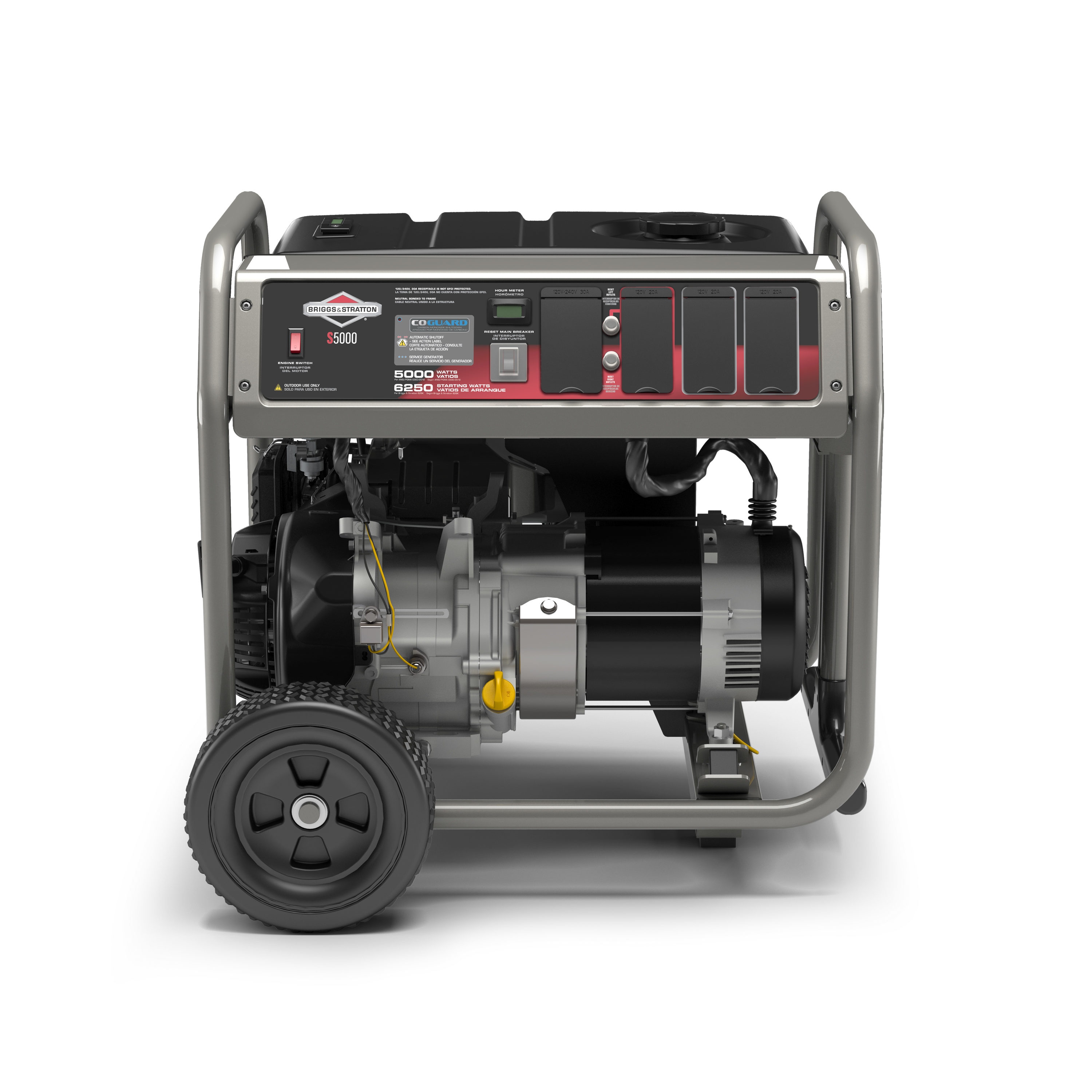 Briggs Home 5000-Watt Gasoline Portable Generator at