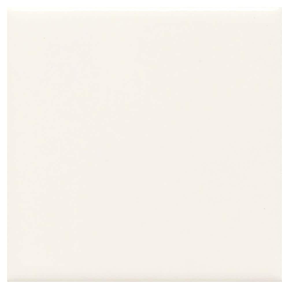 American Olean Bright 100-Pack Black Gloss 4-in x 4-in Glossy Ceramic Subway Wall Tile