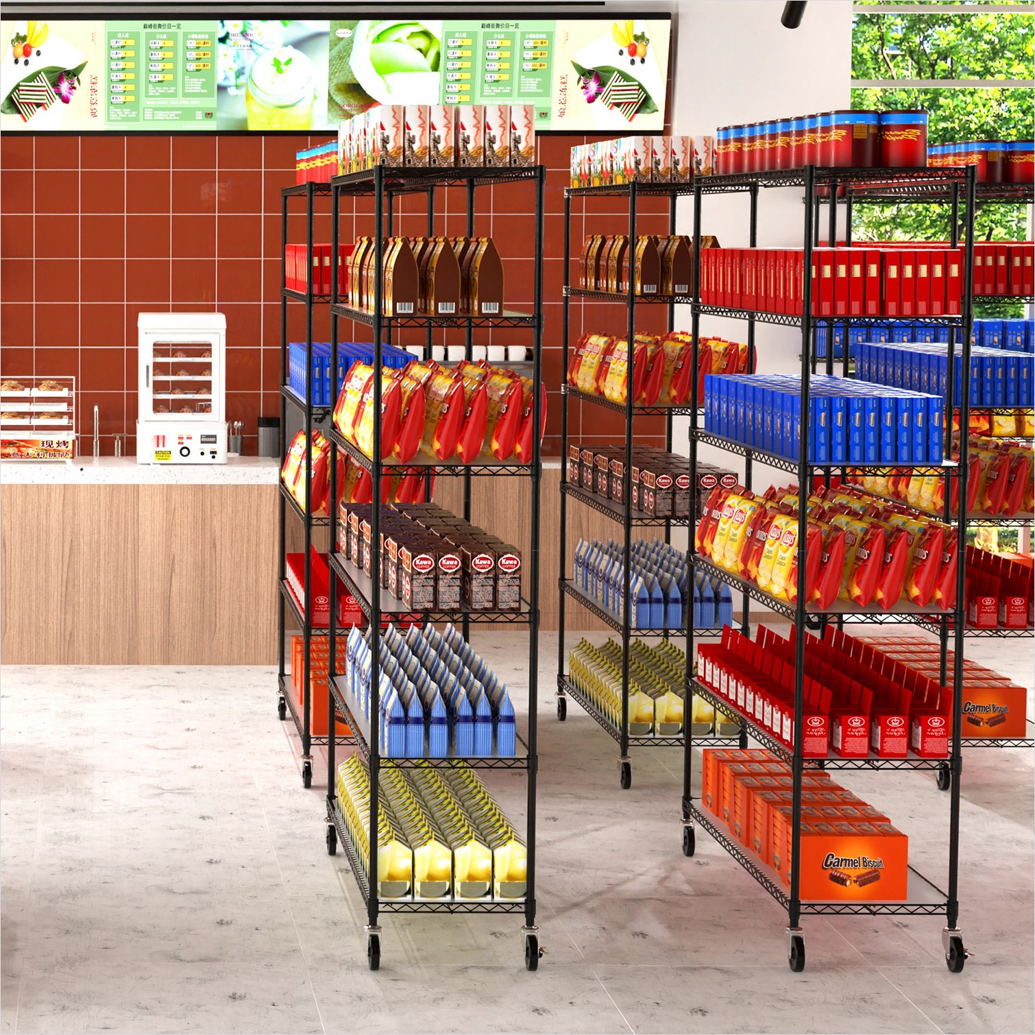 Watnature BCGQ7LG5UH6M Free-Standing-Shelving - View #3