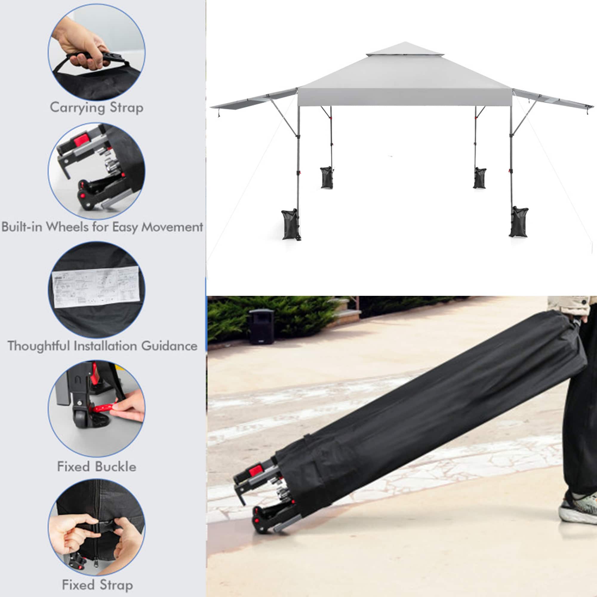 WELLFOR TDJ10844WH Canopies-Sl - View #5