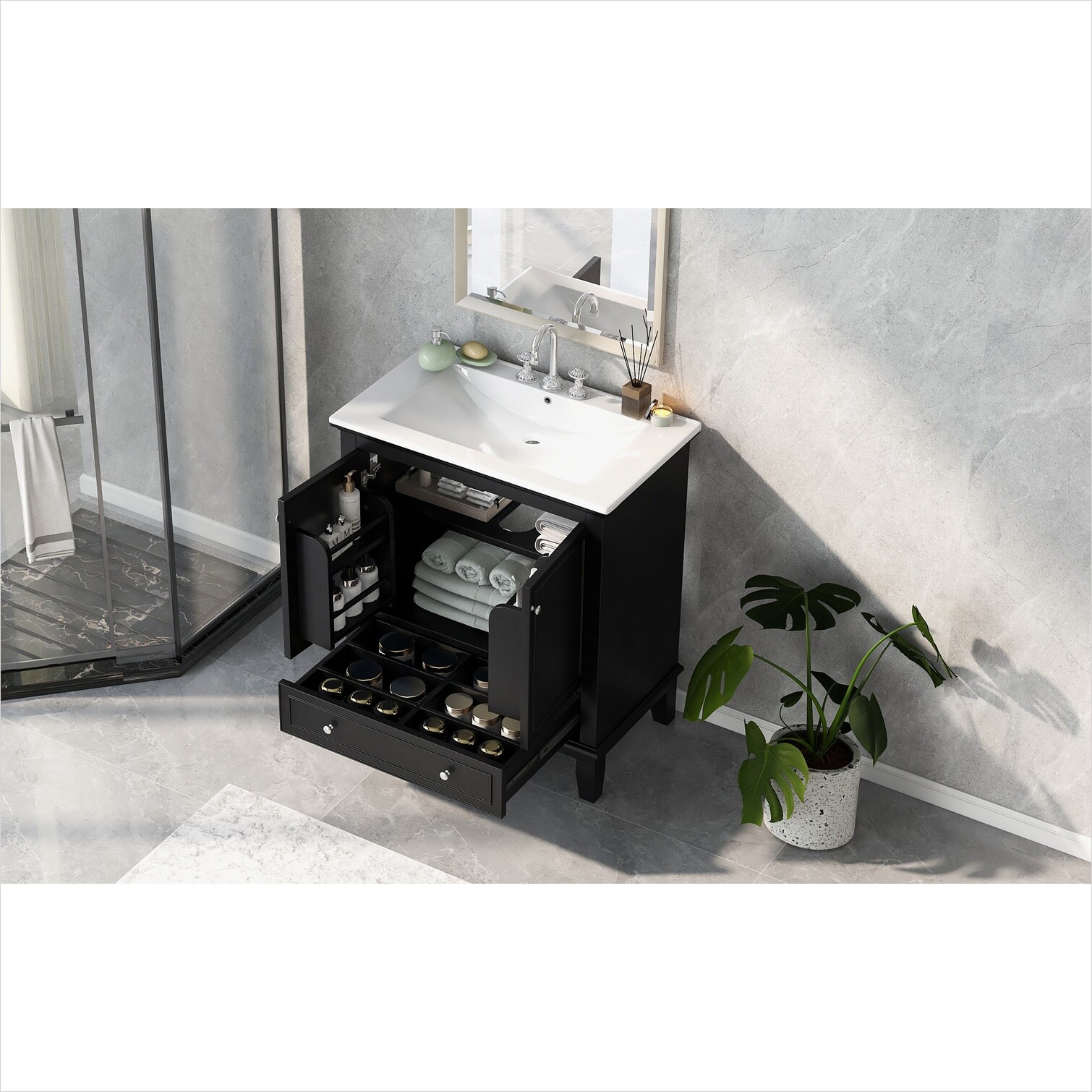 SunJet TDUQDVOUA7Q2 Bath-Vanity-Combo - View #7