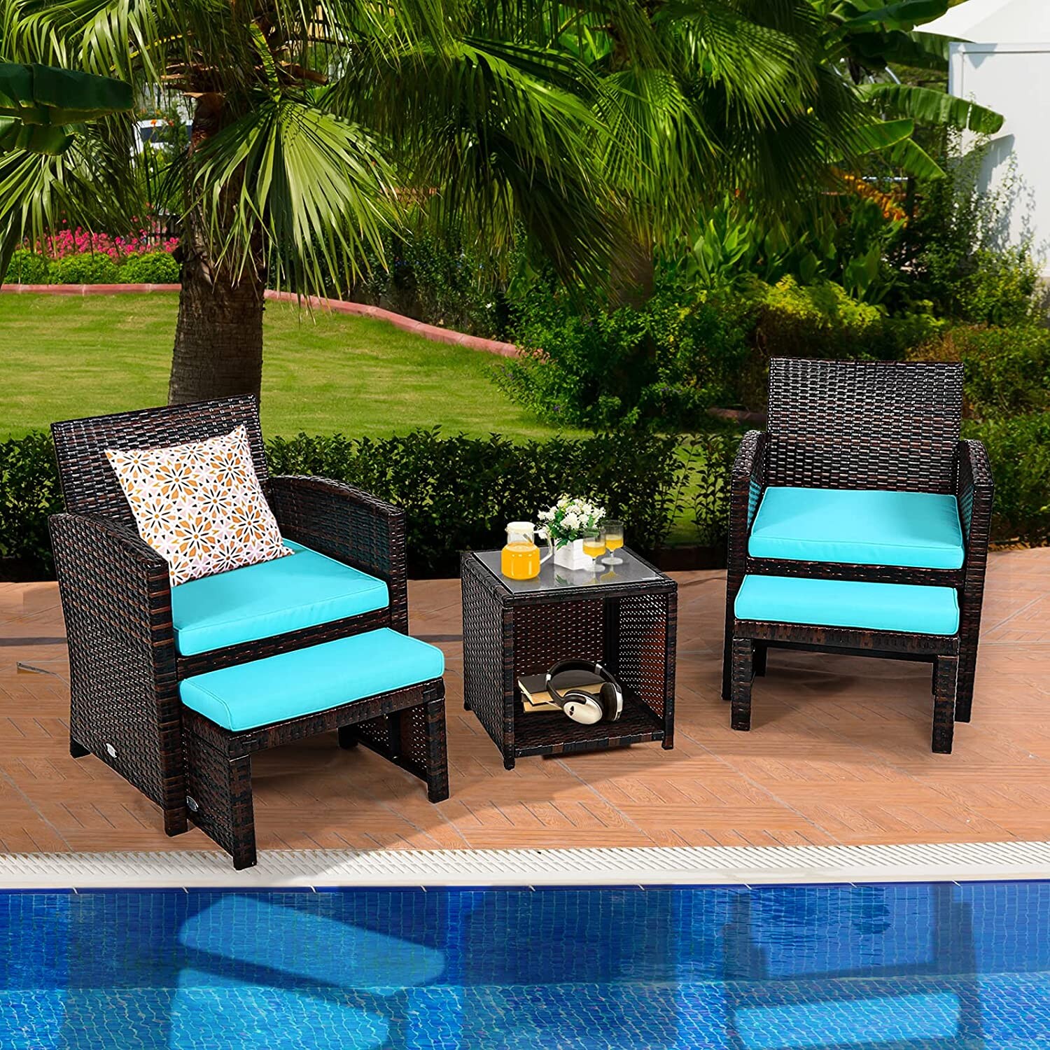 Forclover HYFC-8178RE Patio-Conversation-Sets - View #5