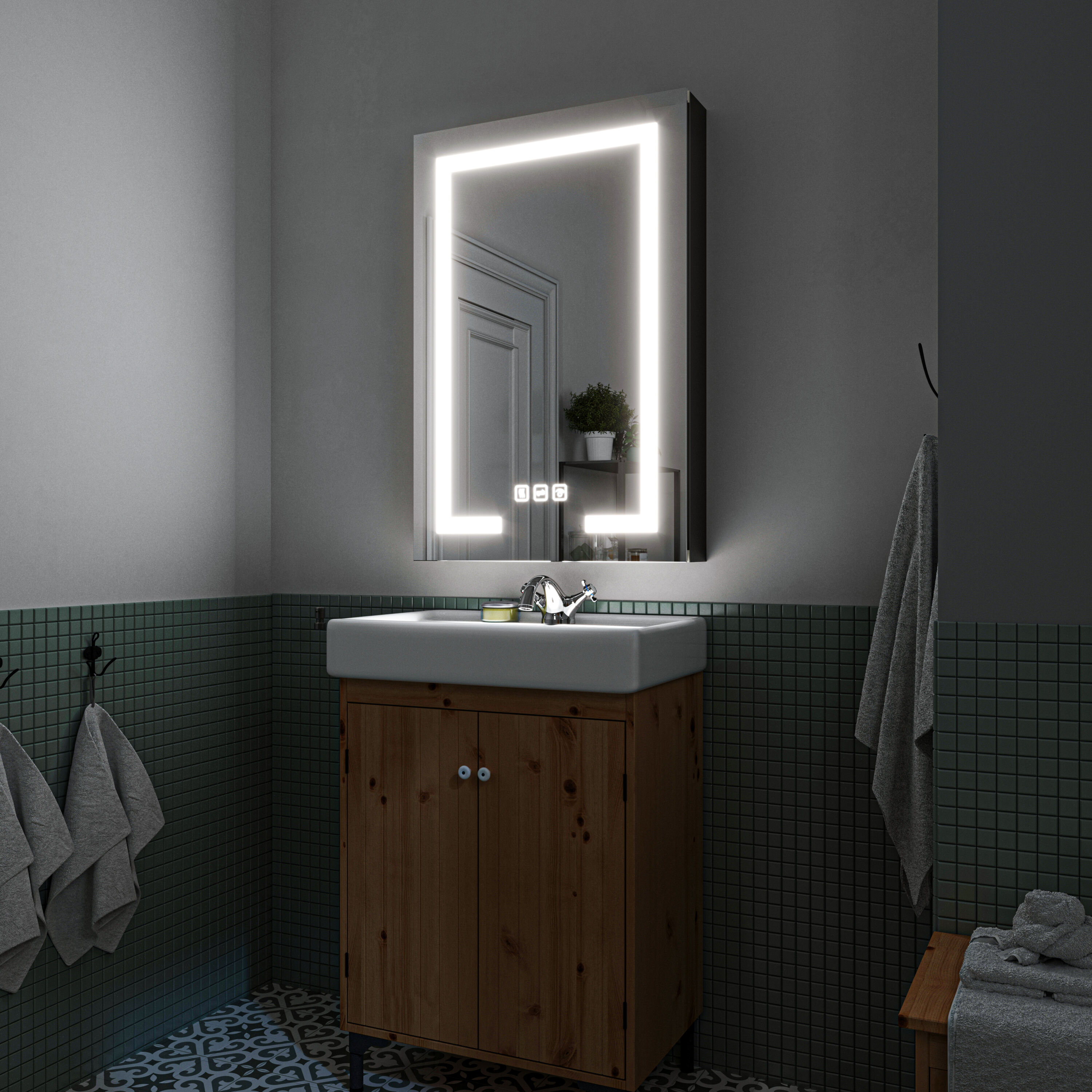 waterpar WPLO-2239 Bathroom-Medicine-Cabinets - View #3