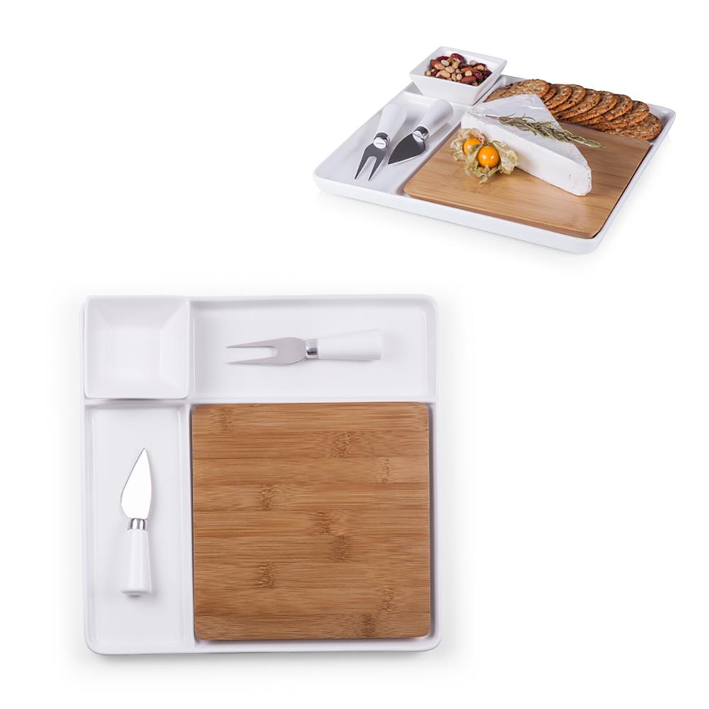 Picnic Time 953-05-505-000-0 11.4-in L x 11.4-in W Wood Cutting Board