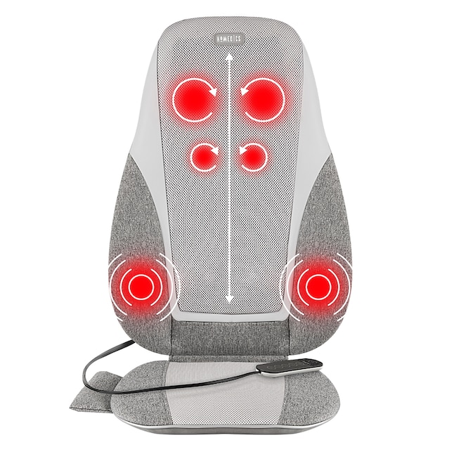  Shiatsu Deep Kneading Back Massager - 12 Rolling Nodes Heated  Portable Electric Massage Chair Pad - Relax, Relief Back Pain and Muscle  Soreness - Home, Office, Car Use : Health & Household