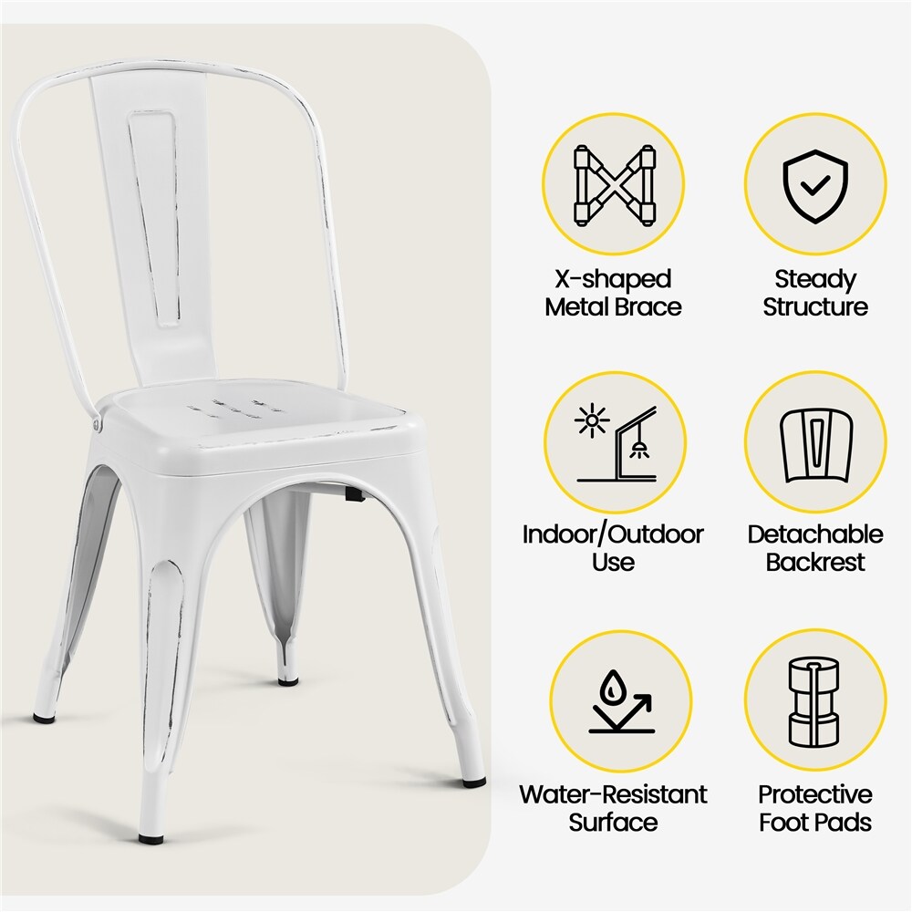 Yaheetech LSWT1K0001 Dining-Chairs - View #2