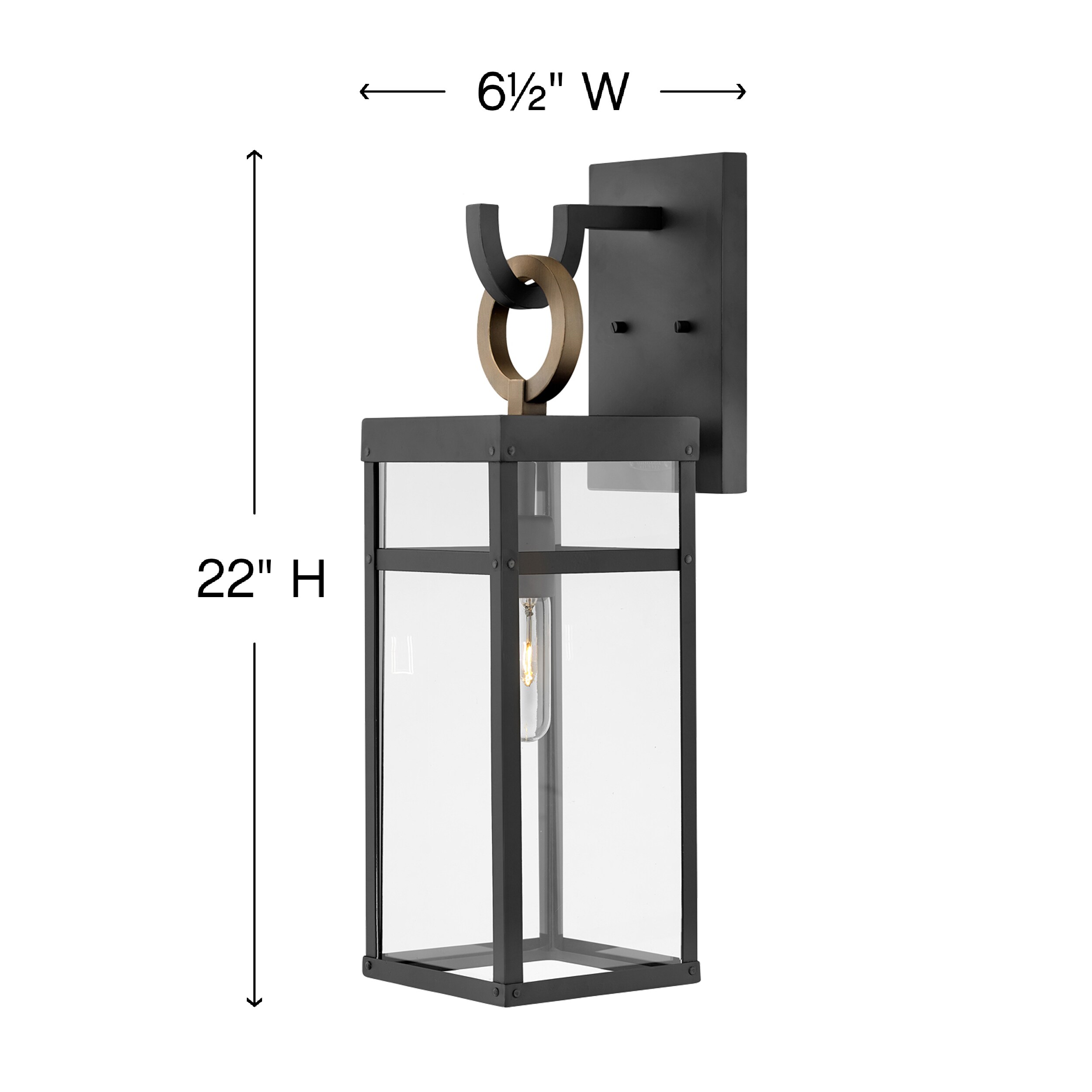 Hinkley 2804BK-LL Outdoor-Wall-Lighting - View #4