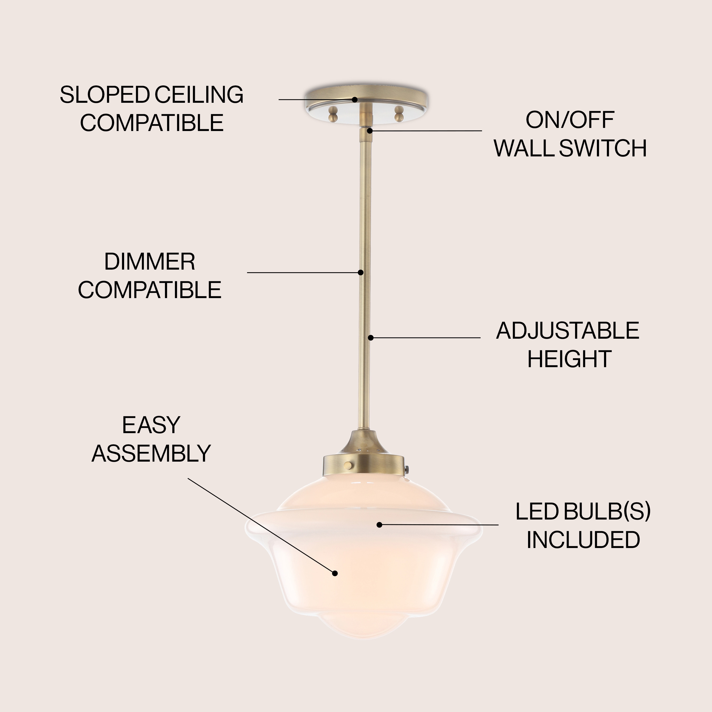 JONATHAN  Y JYL3517A Pendant-Lights - View #3