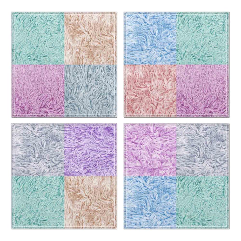Instant Mosaic 5310103 Upscale Designs 32-Pack Multicolor 6-in x 6-in Glossy Glass Random Wall Tile