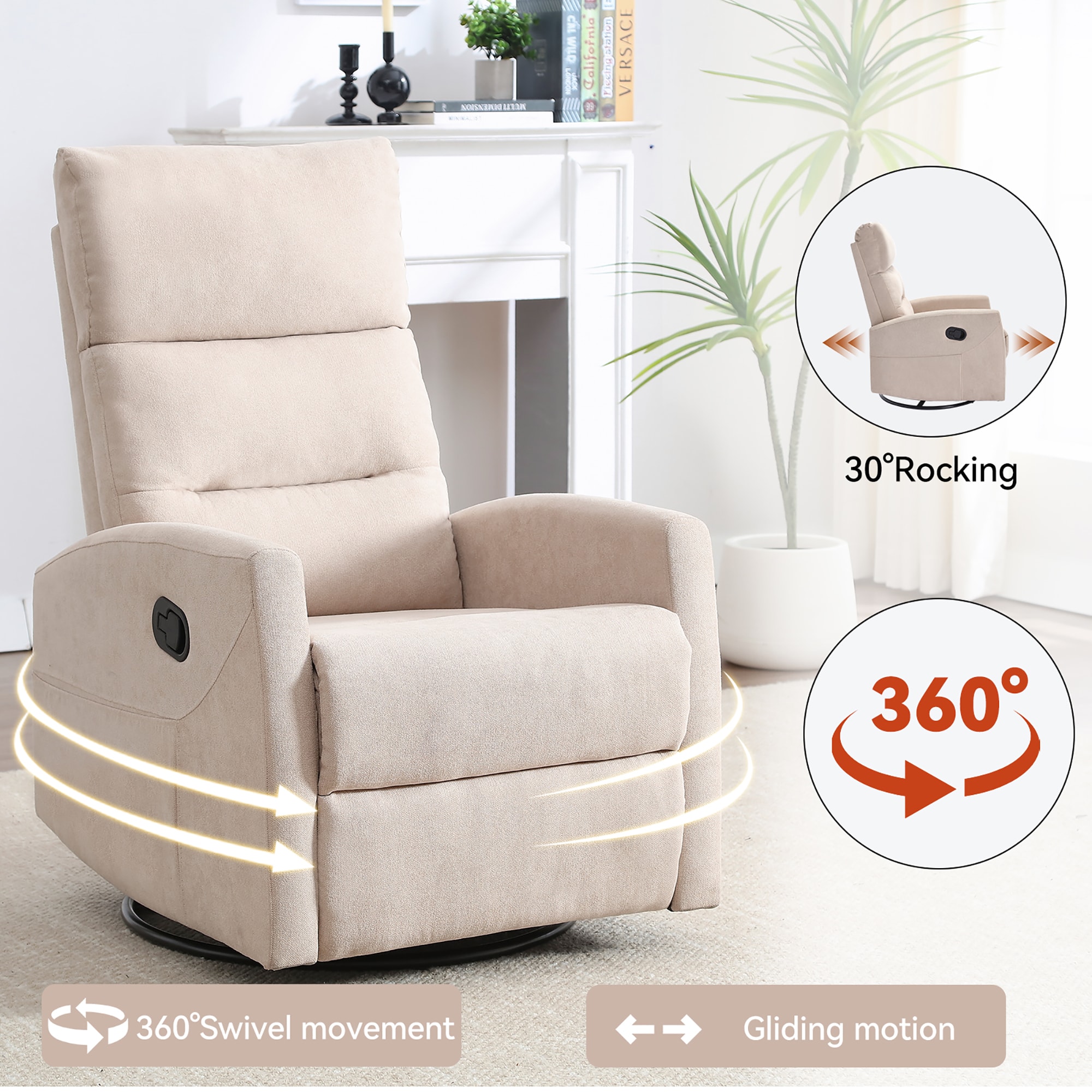 Sumyeg WF-MMER-004 BLACK recliners - View #4