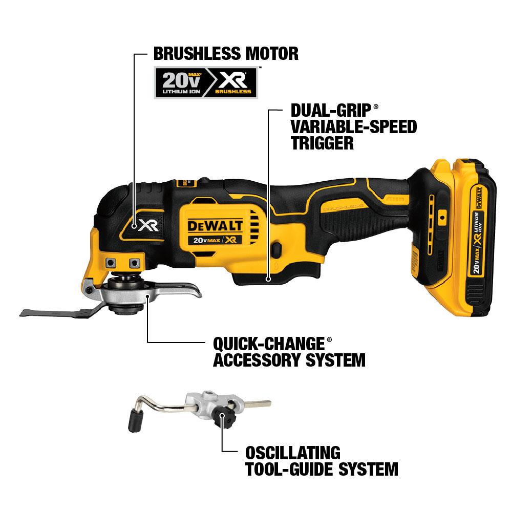 DEWALT 20V MAX Power Tool Combo Kit, 9-Tool Cordless Power Tool Set with Batteries and Charger (DCK940D2) - 3