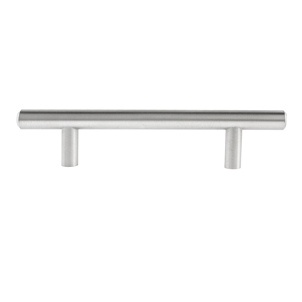 Sumner Street Home Hardware RL022092 Architectural steel 3-3/4-in , 96mm Center to Center Satin Nickel Cylindrical Bar