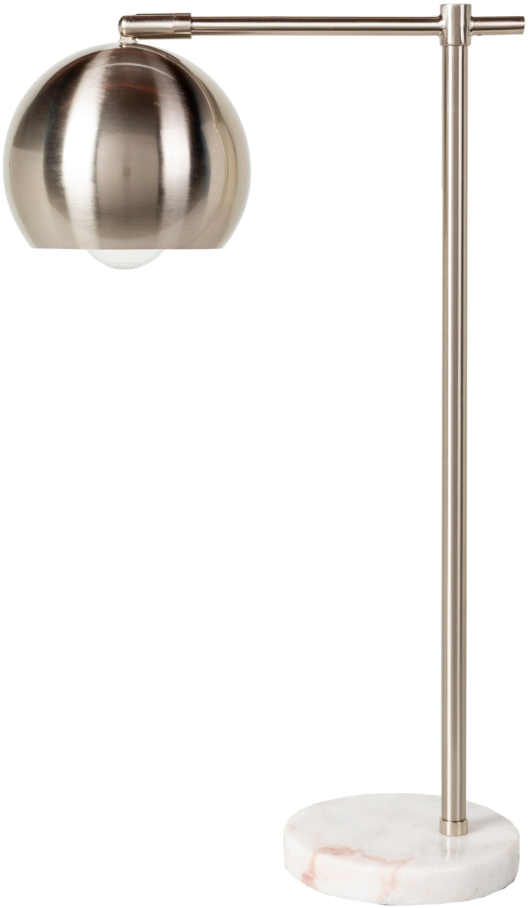Livabliss HRF-001 Hartford 21-in Nickel Table Lamp with Metal Shade