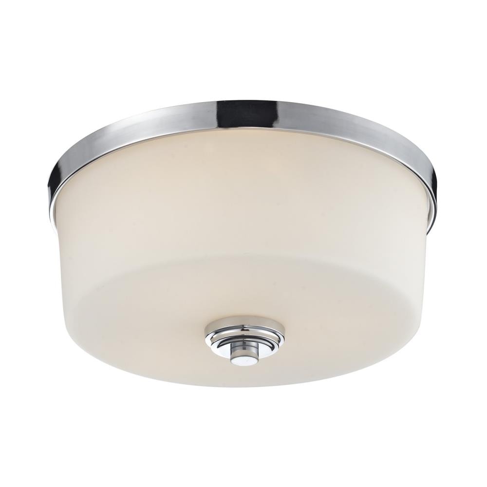Z-Lite 225F3 Lamina 1 -Light 13.88-in Chrome Flush Mount Light