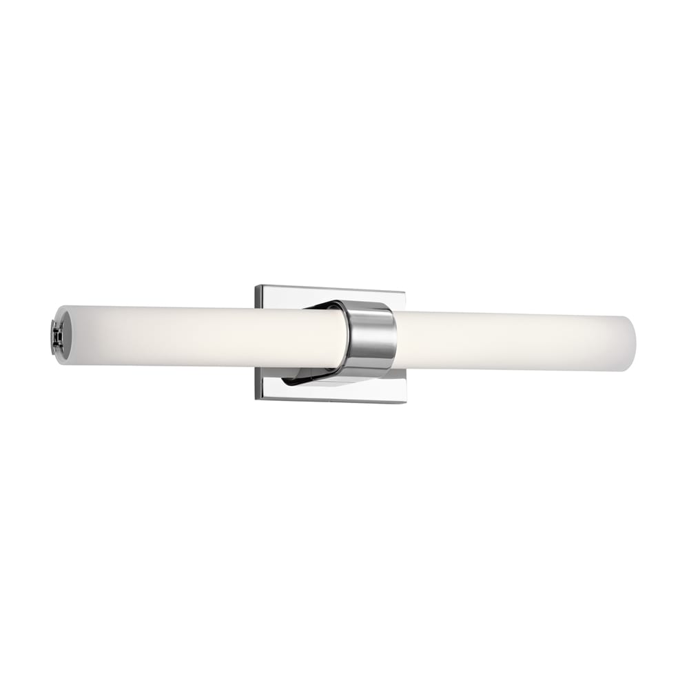 elan 83742 Izza 25.25-in 2 -Light Chrome Integrated LED Modern/contemporary Vanity light bar