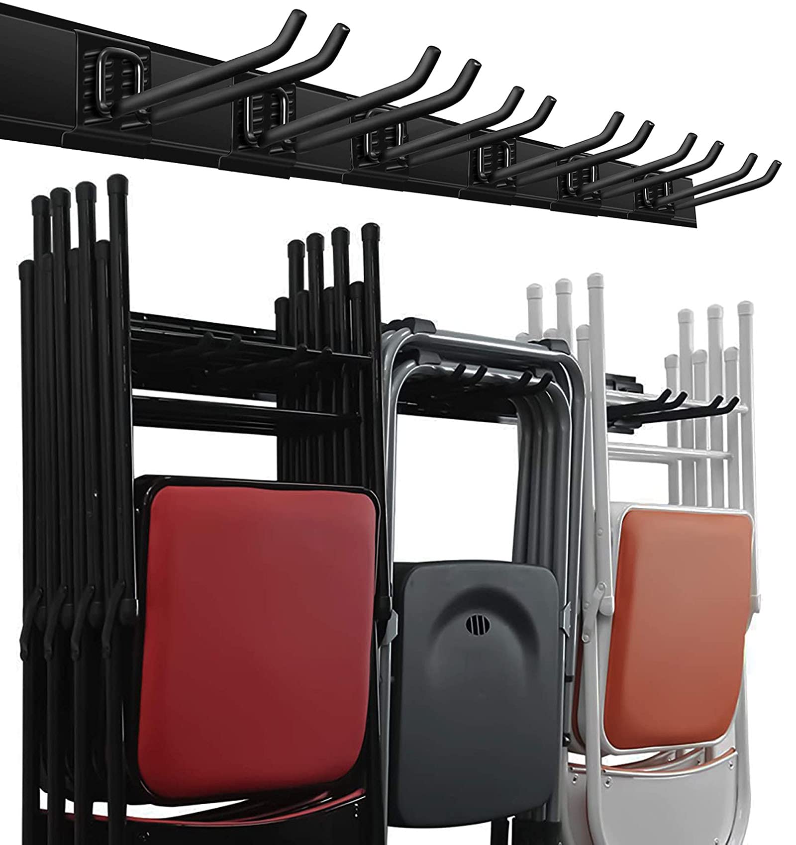 Aoibox  Steel Drill and Tool Wall Organizer Rack Rated 450 lb Wall Mount Organizer for Garage Shed and Workshop
