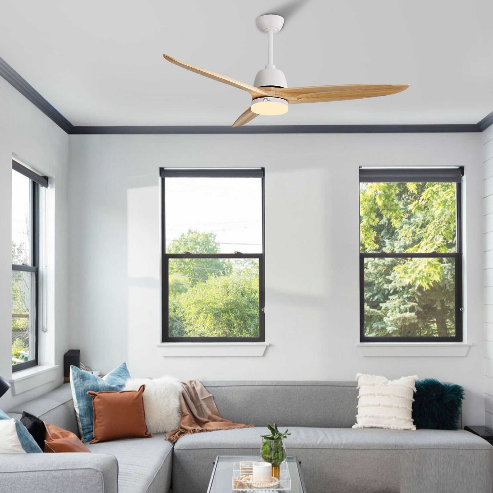 Sofucor LS-56K001-WH-YM-60-W Ceiling-Fans - View #5