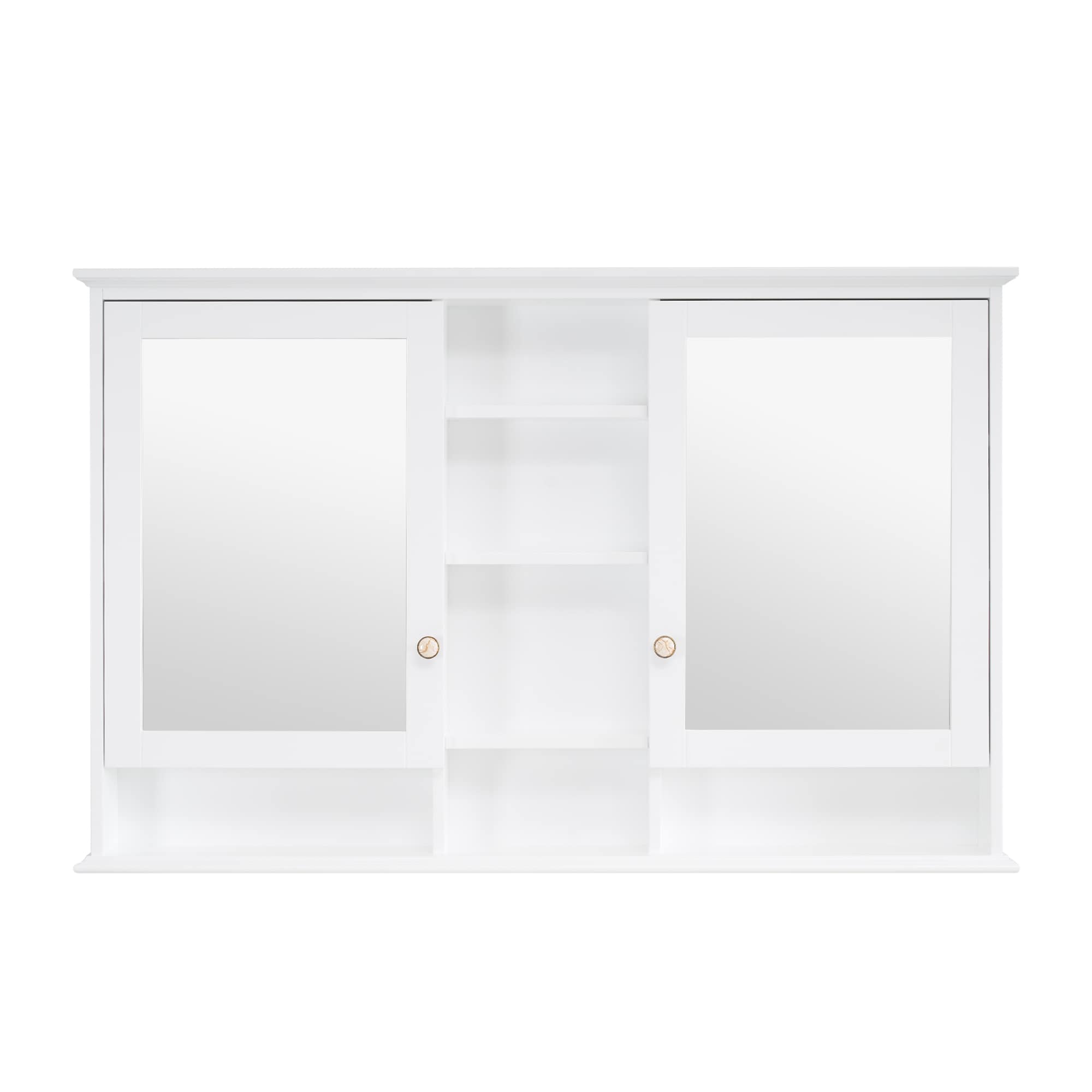WELLFOR MED55YS1WT Bathroom-Medicine-Cabinets - View #4