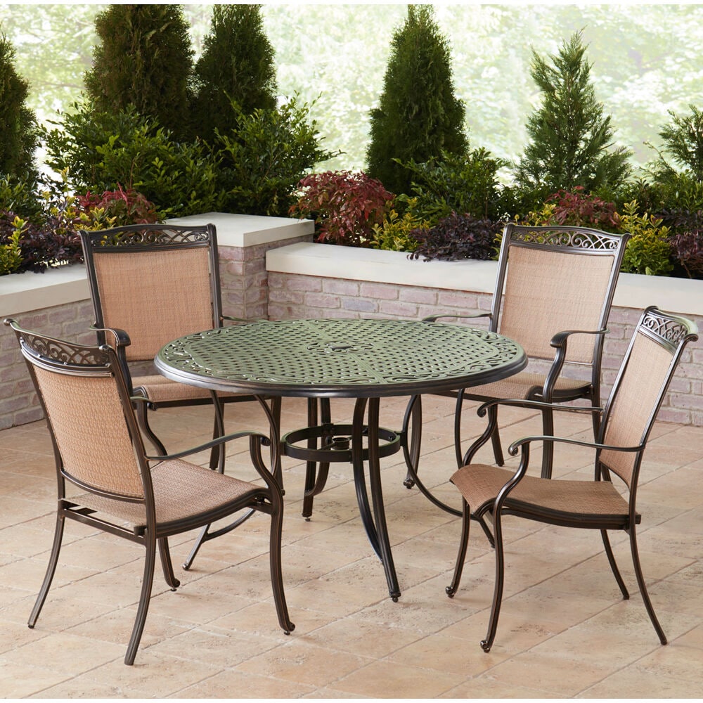 Hanover FNTDN5PCC Patio-Dining-Sets - View #10