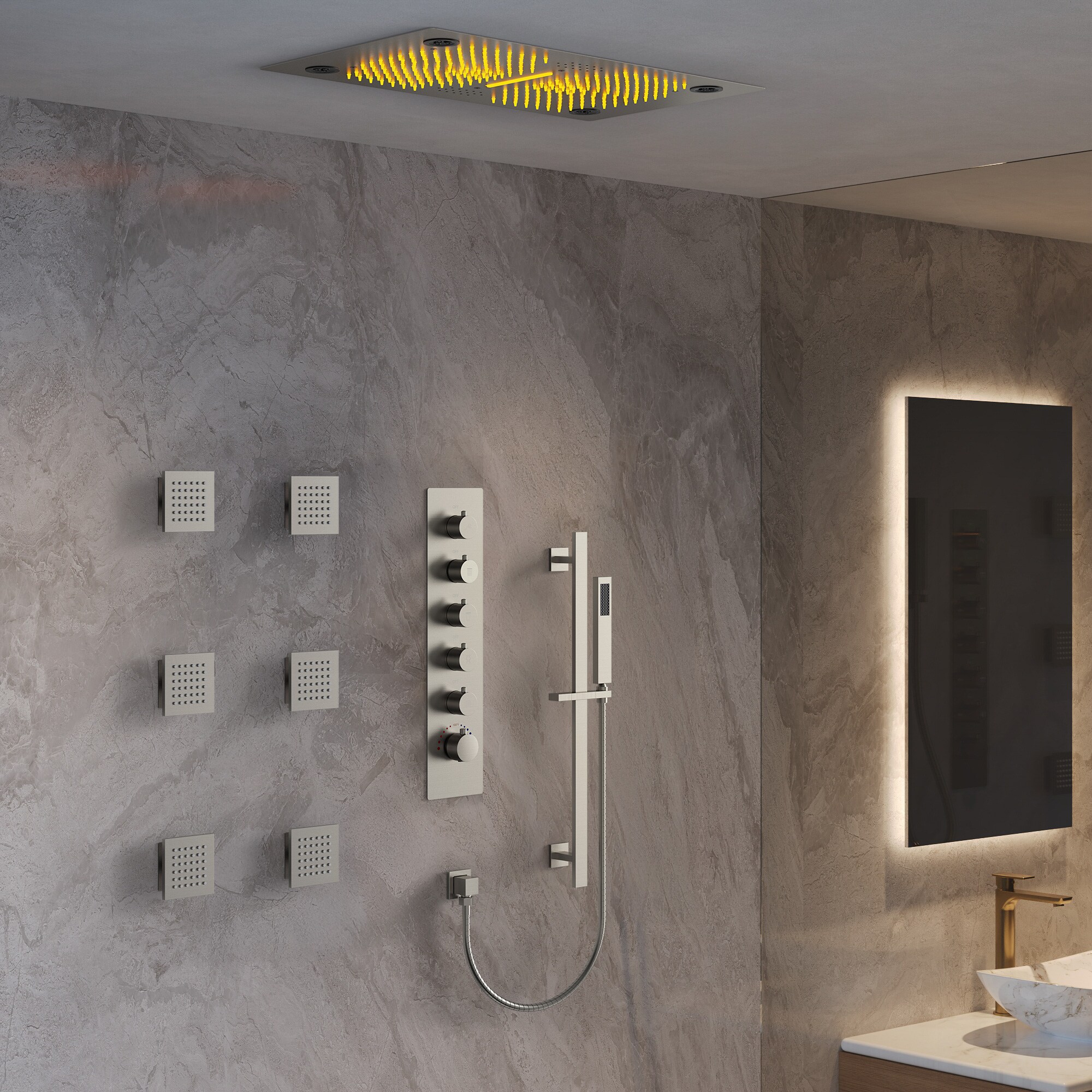 GRANDJOY SGF10GJ-53-BN28 Tub-Shower-Faucets - View #2