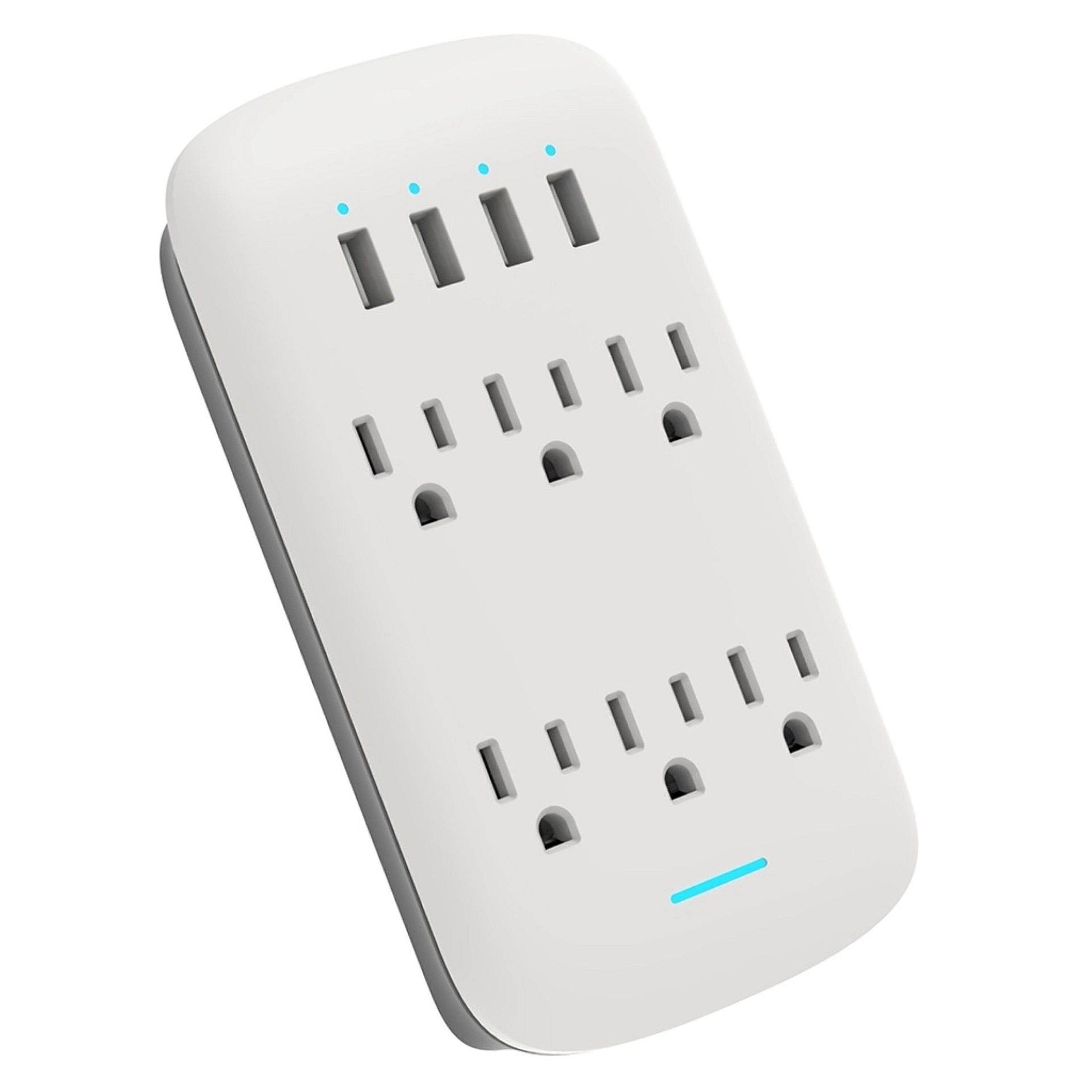 ProHT 3272 1-3/4-ft 6-Outlet Joules 1875-Watt 1875Va White Indoor Usb and Ac Surge Protector