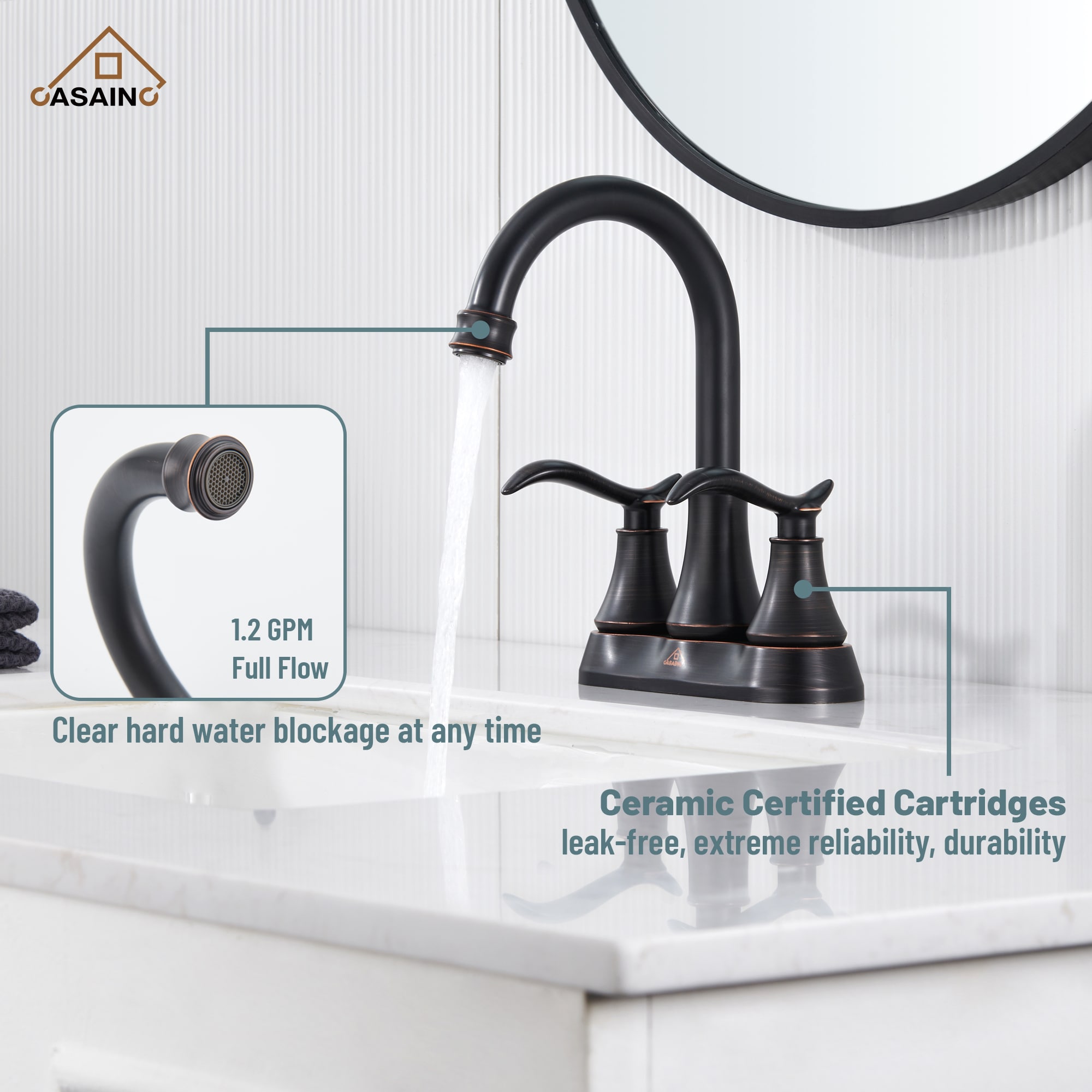 CASAINC CALTC15ORB Lavatory-Faucets - View #8