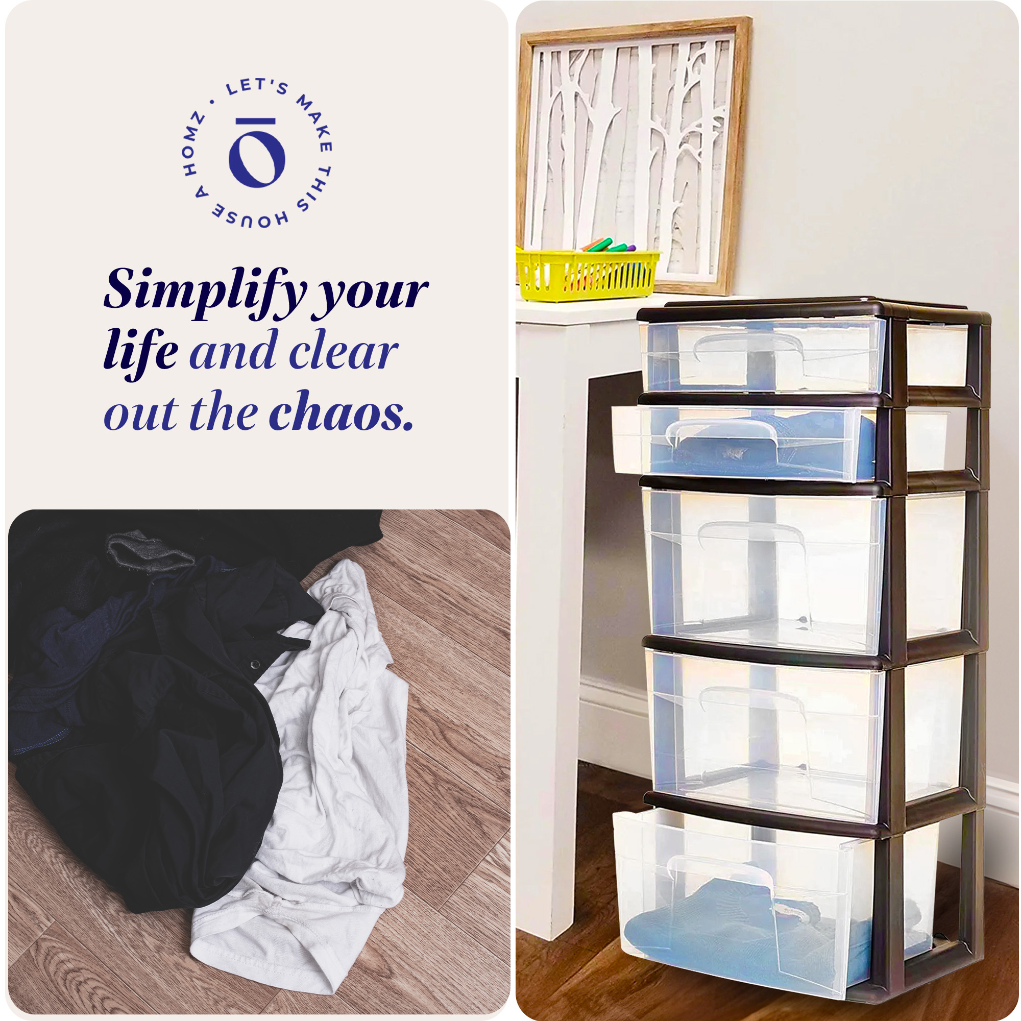 Homz Products 314608 Storage-Drawers - View #7