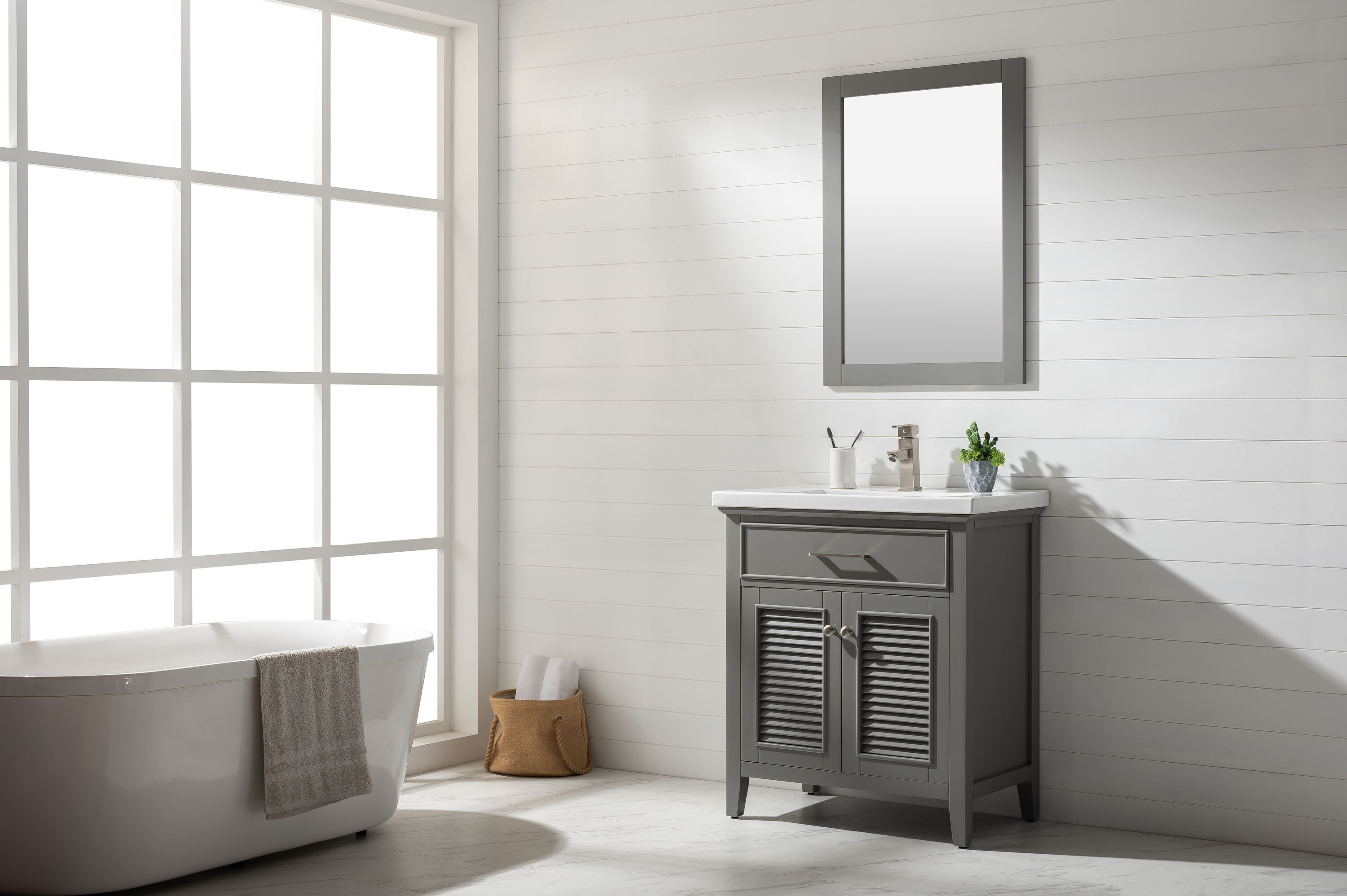 Design Element S09-30-GY Bath-Vanity-Combo - View #3