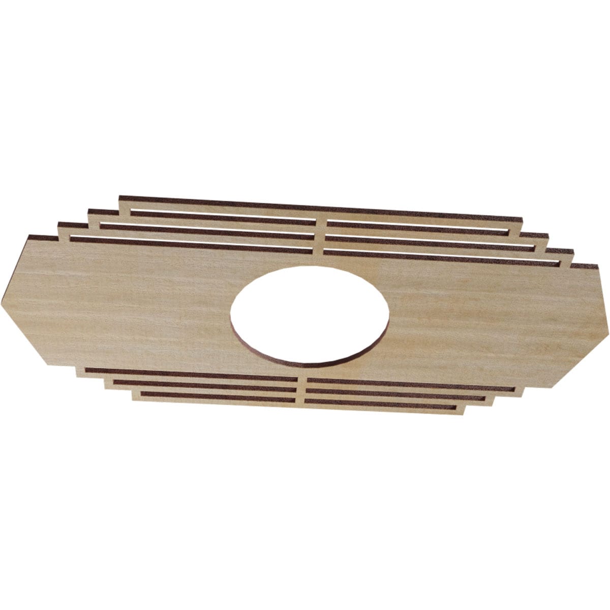 Ekena Millwork CMWP22X11X0250CSHI Ceiling-Medallions - View #2