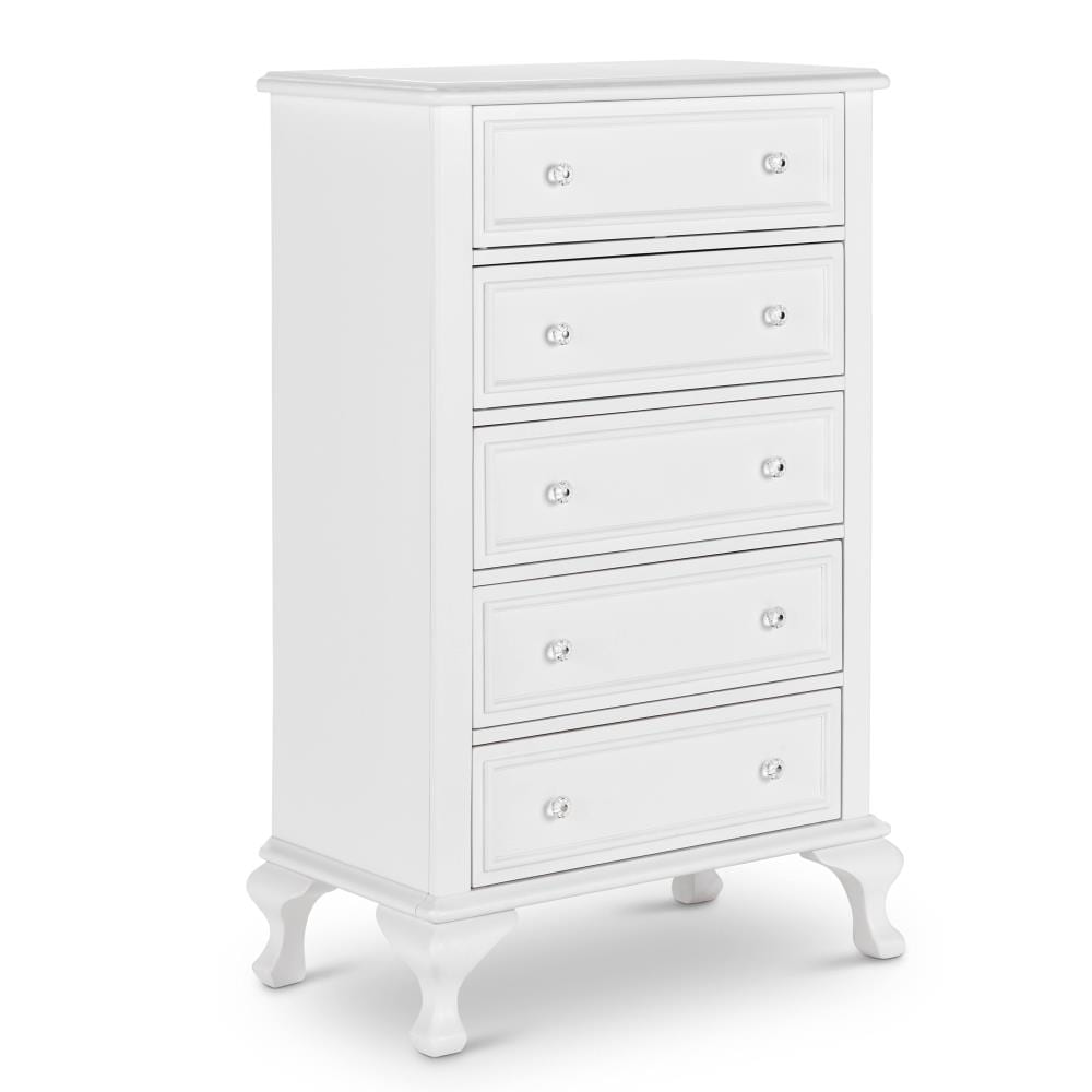 White Twin Faux Leather 3-Piece Bedroom Set with Chest and Nightstand