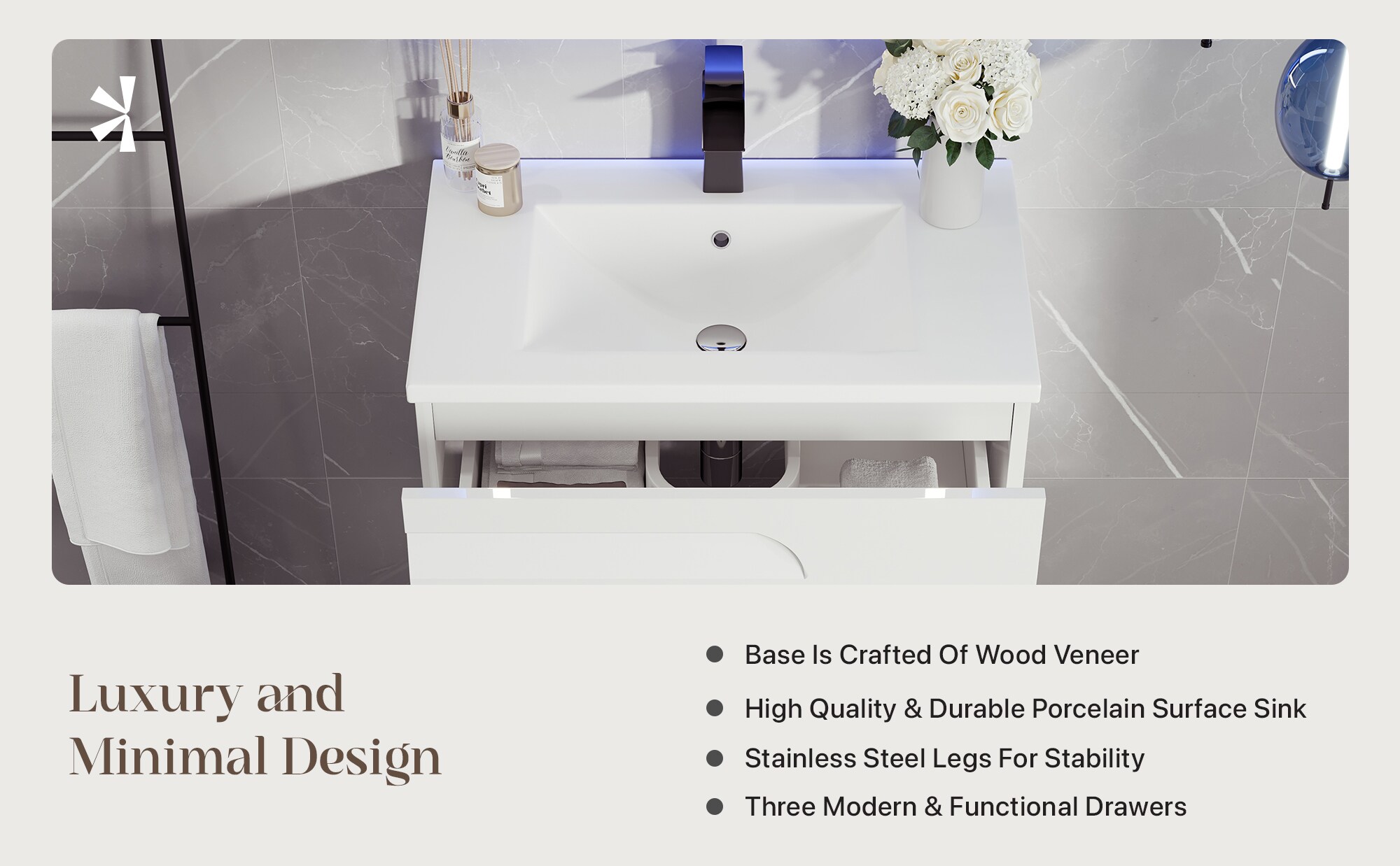 Eviva EVVN23-32WH-FS Bath-Vanity-Combo - View #9