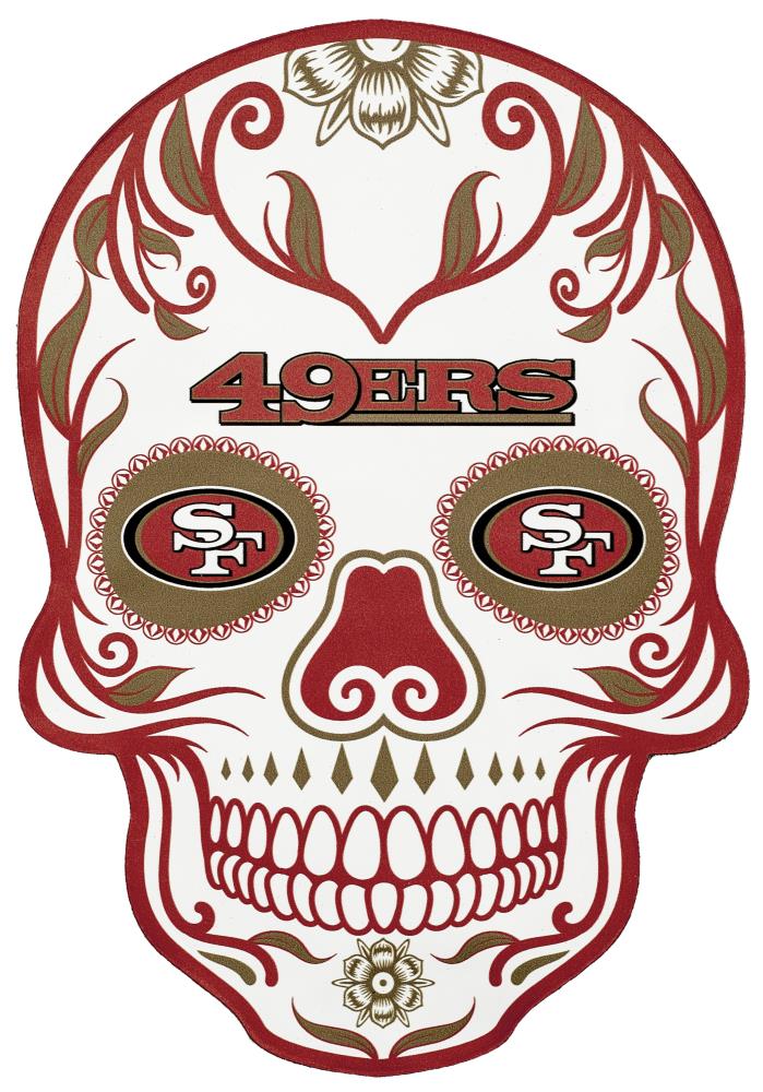 Applied Icon San Francisco 49ers 6-in x 5-1/4-in Aluminum Information  Display Outdoor Graphic at