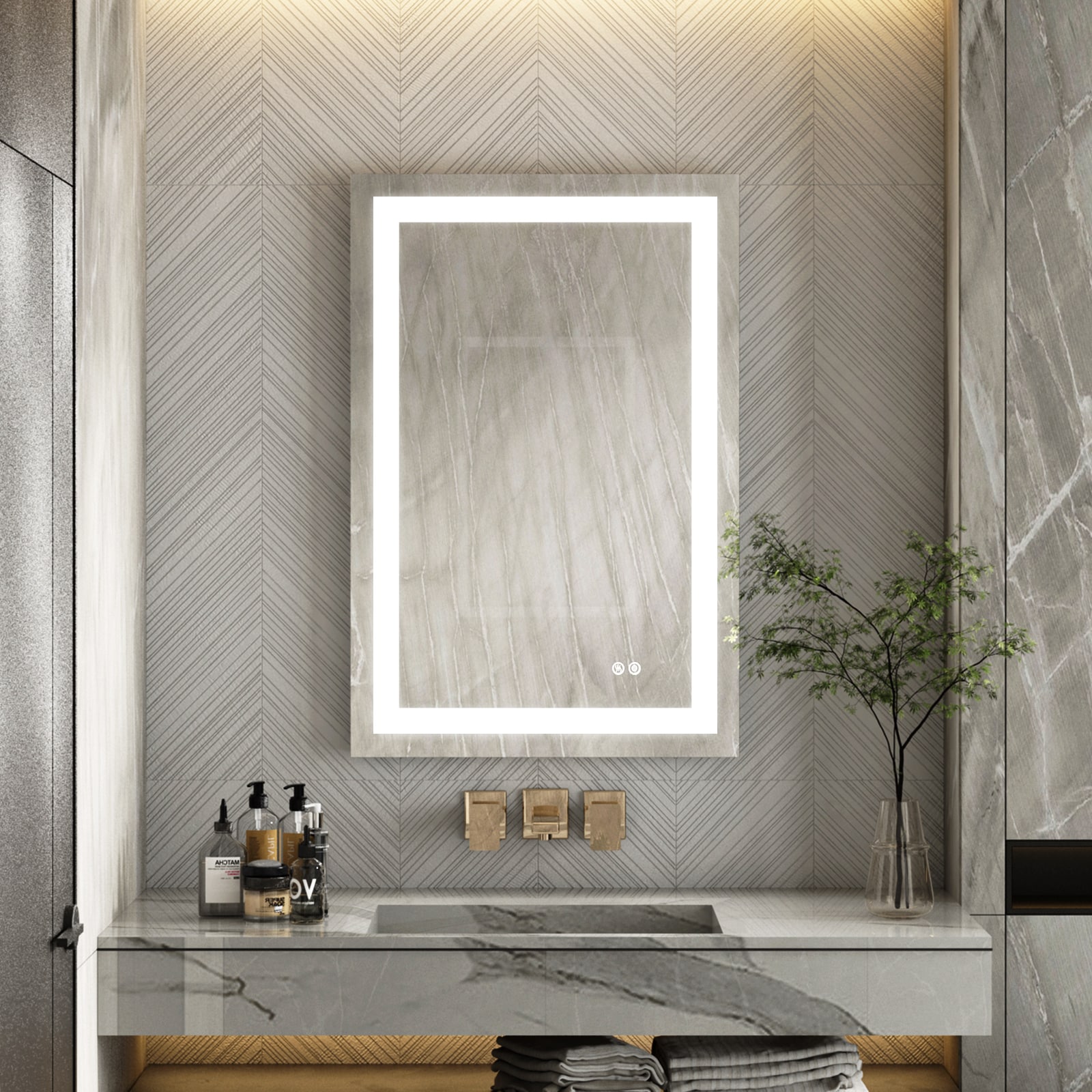 WELLFOR W1MRL2436 Framed-Bath-Mirrors - View #11