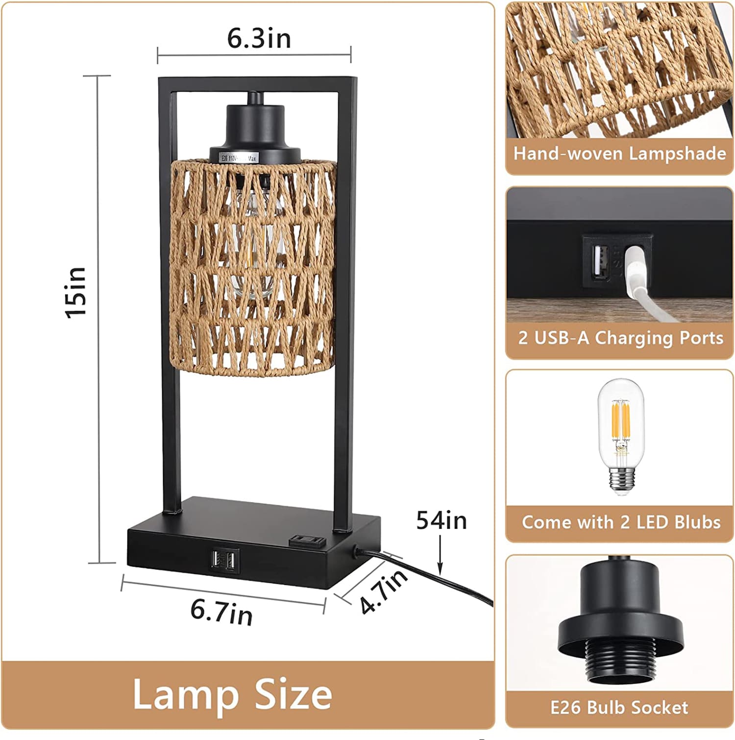 Bybafun YB4900030 Table-Lamps - View #8