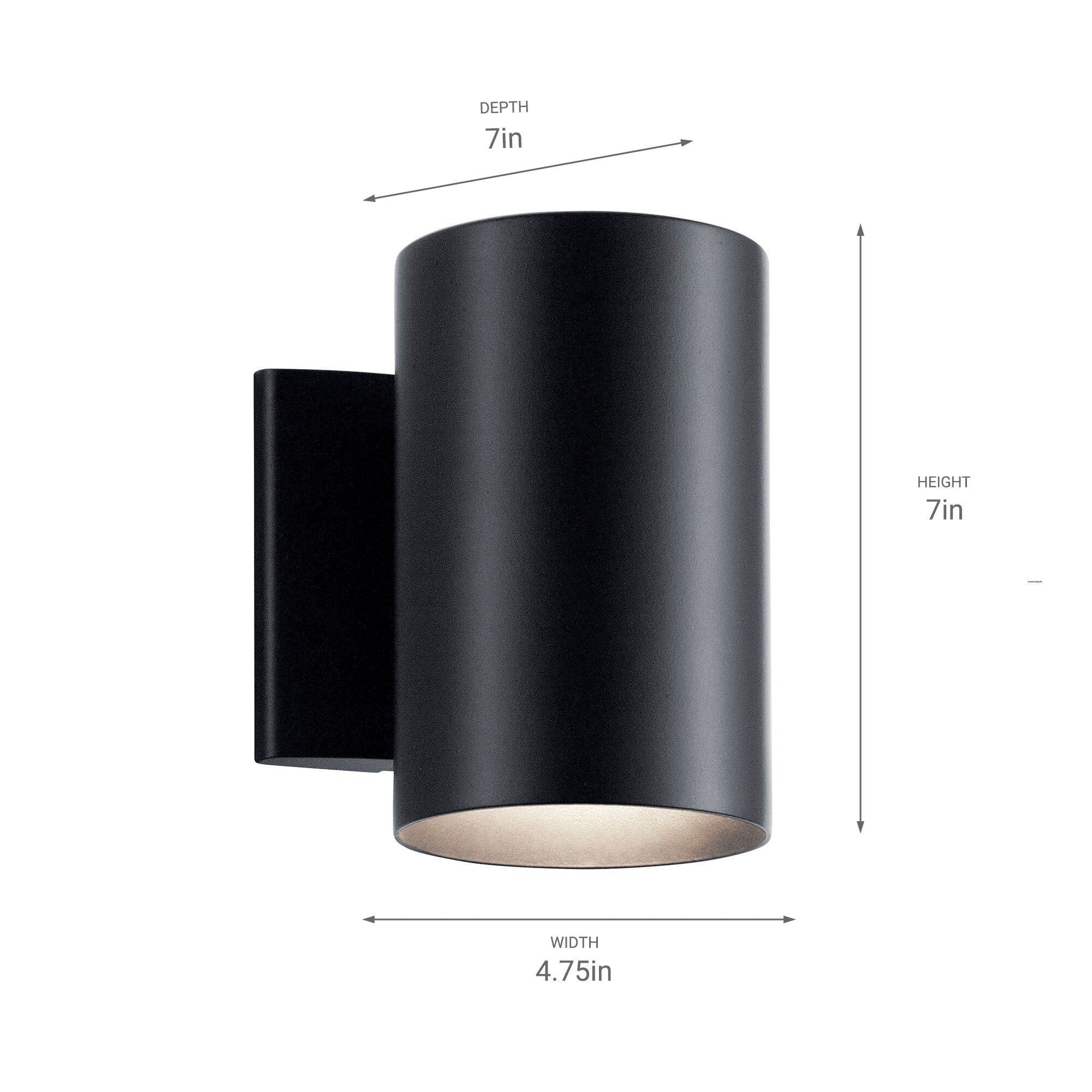 Kichler 9234BK Outdoor-Wall-Lighting - View #4