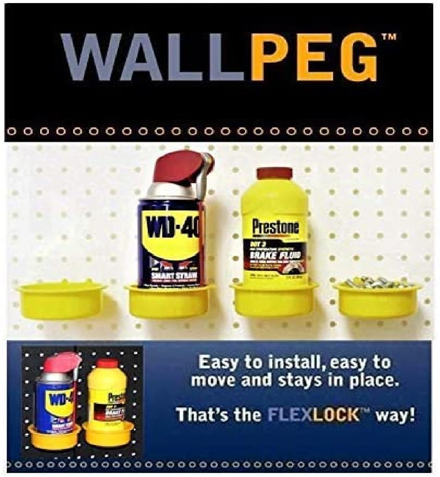 WallPeg 5 RND Pegboard-Acc - View #6