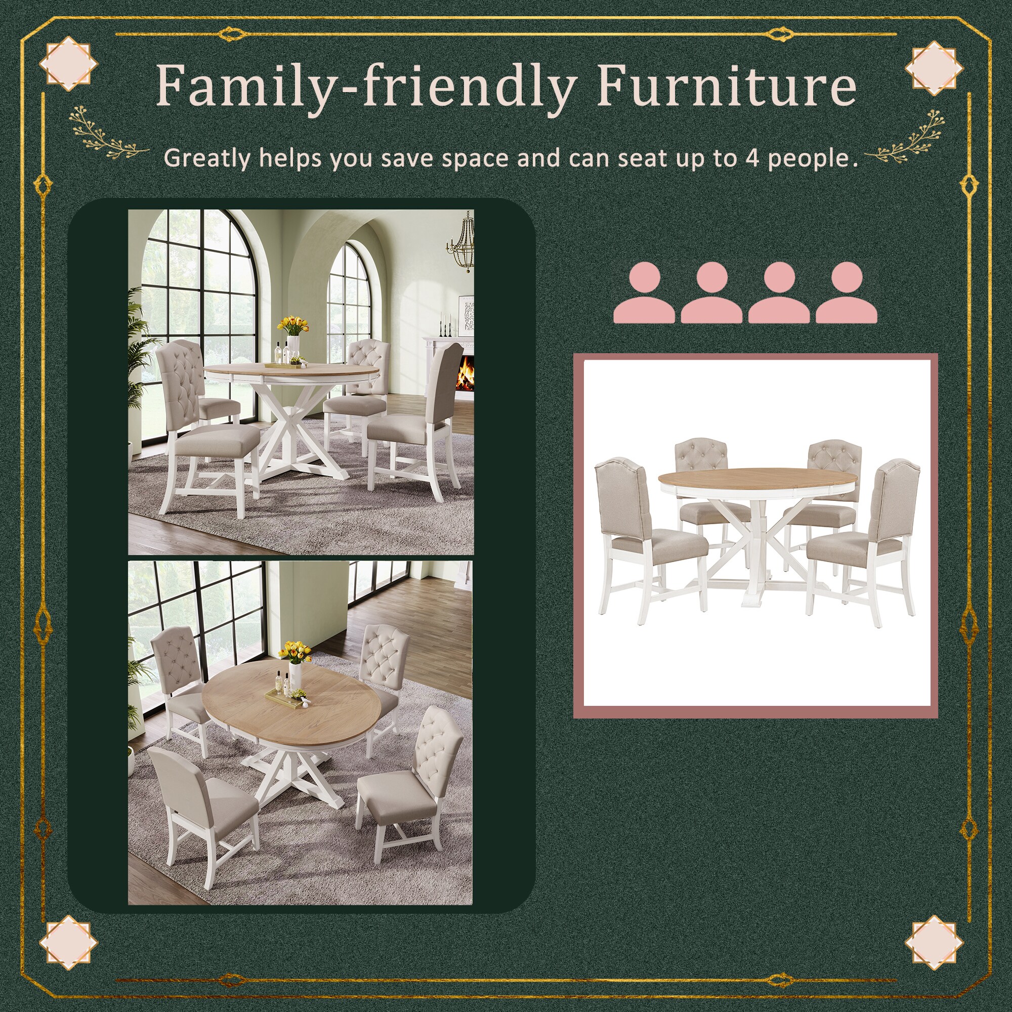 SINOFURN SYA330079WT Dining-Sets - View #17