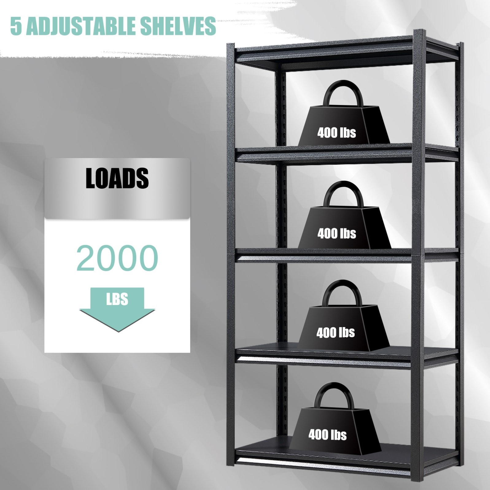 Siavonce XH44632 Free-Standing-Shelving - View #3