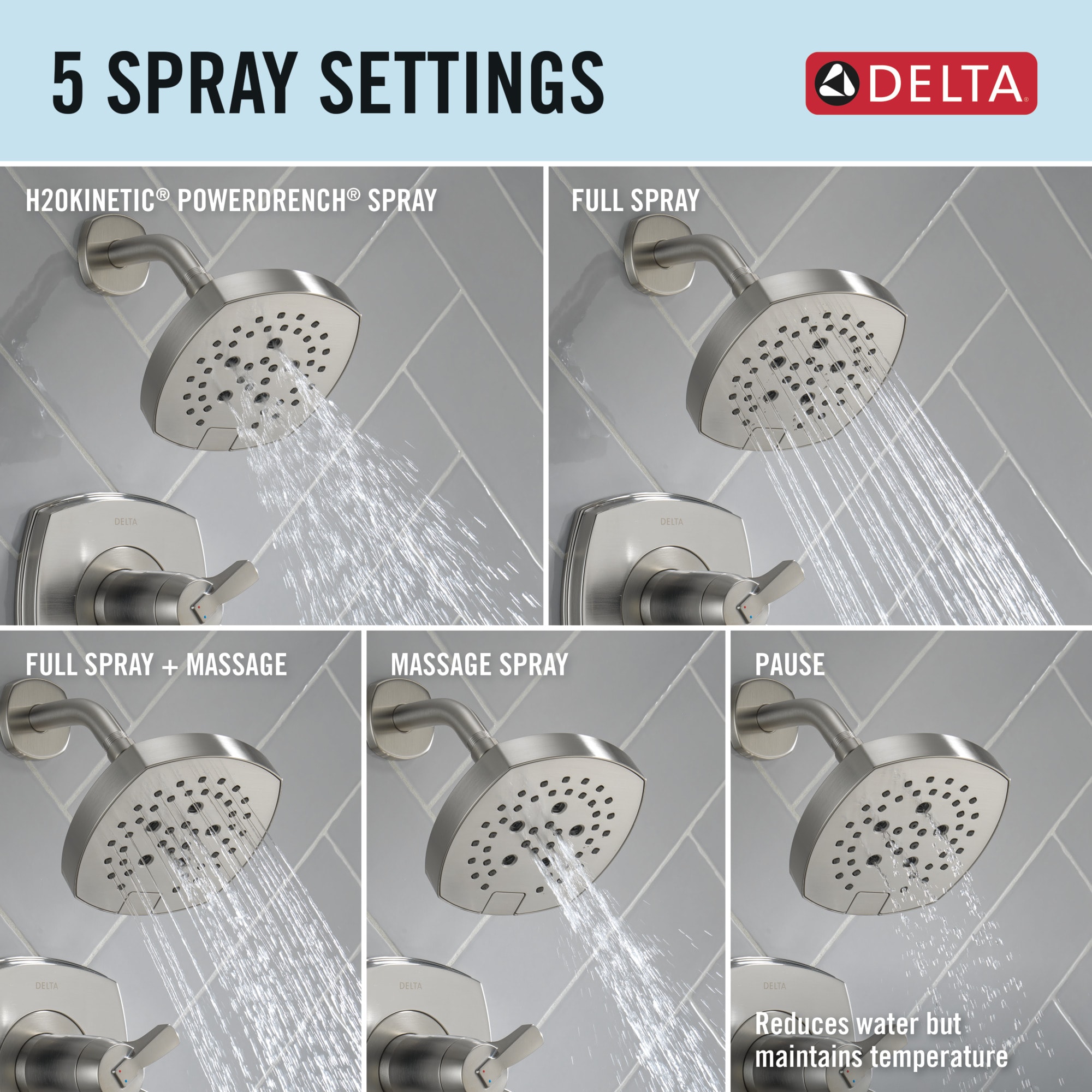 Delta T17T276-SS-PR Tub-Shower-Faucets - View #6