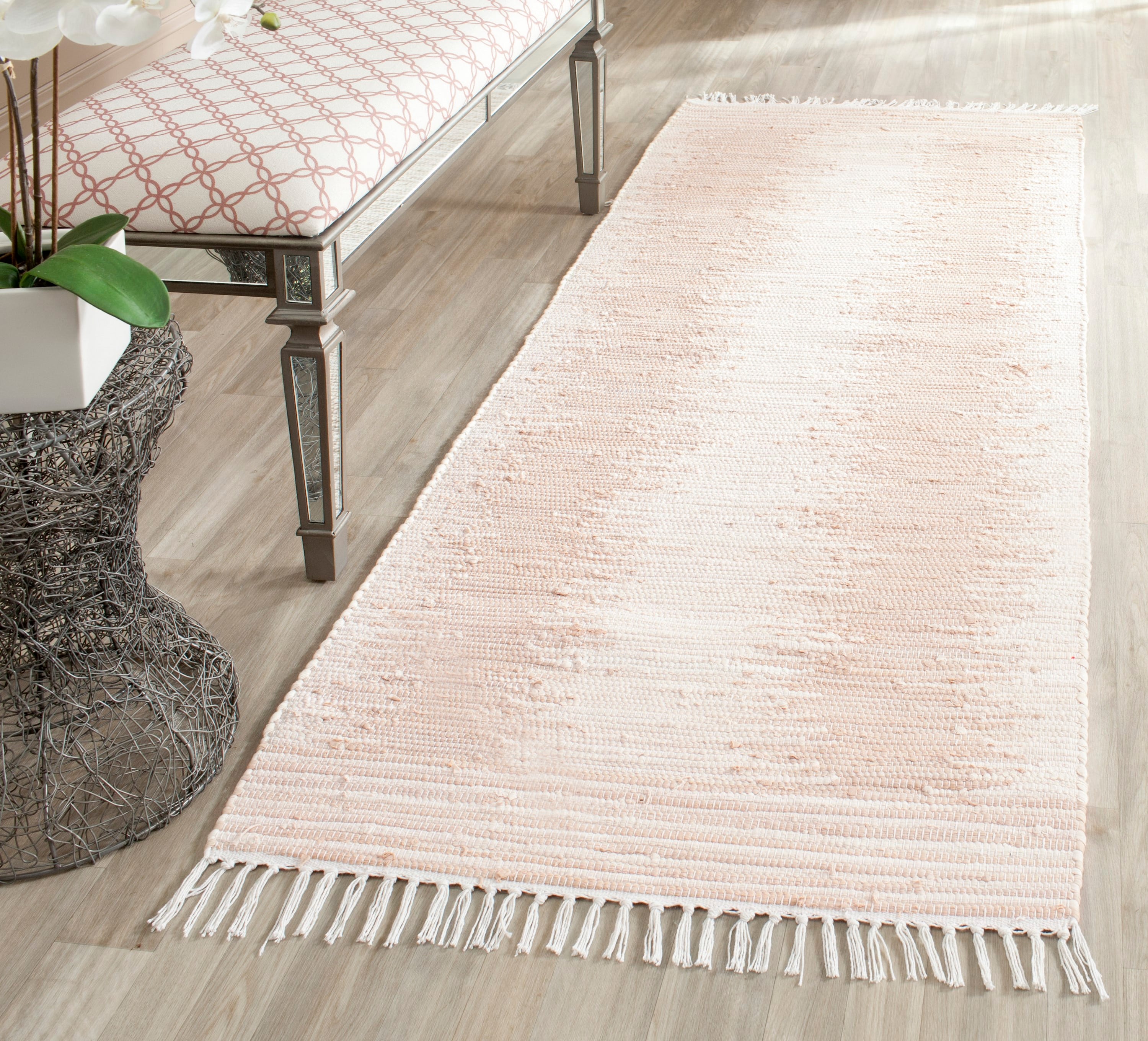 Safavieh MTK752A-26 Montauk Torrey 3 x 6 (ft) Cotton Beige Rectangular Indoor Stripe Coastal Runner rug