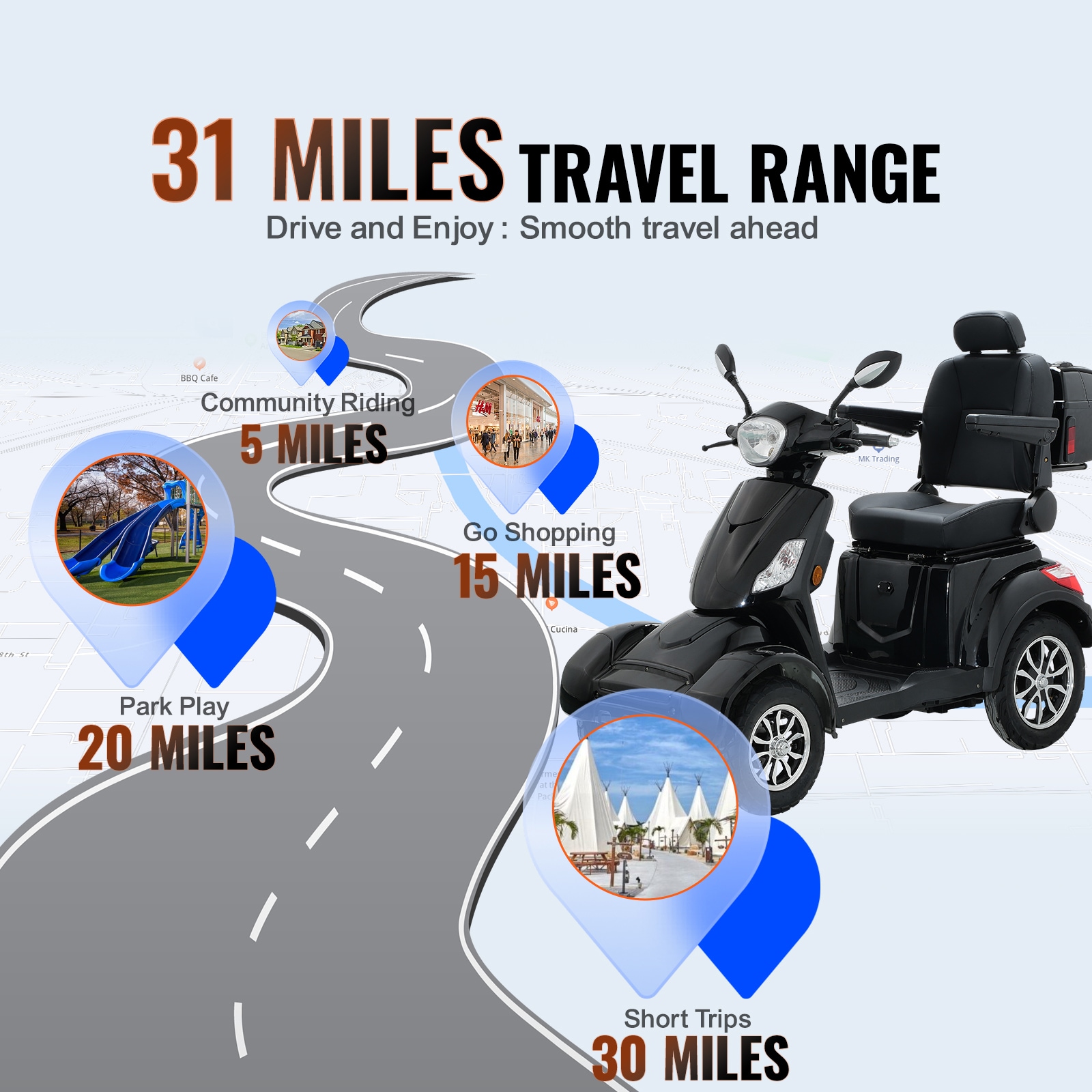 VEVOR SLZXXXZXC500B93YTV1 scooters - View #3