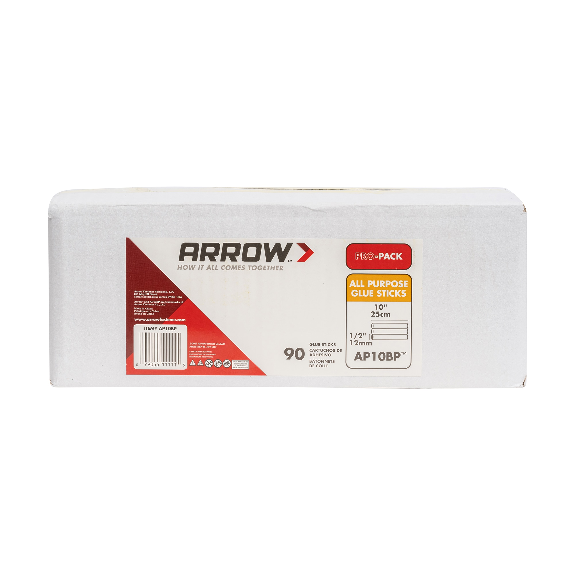 Arrow Fastener BAP5-4 Glue Stick 1/2 Inch By 4 Inch Hot Melt: Hot Melt Glue  Sticks (079055000105-2)