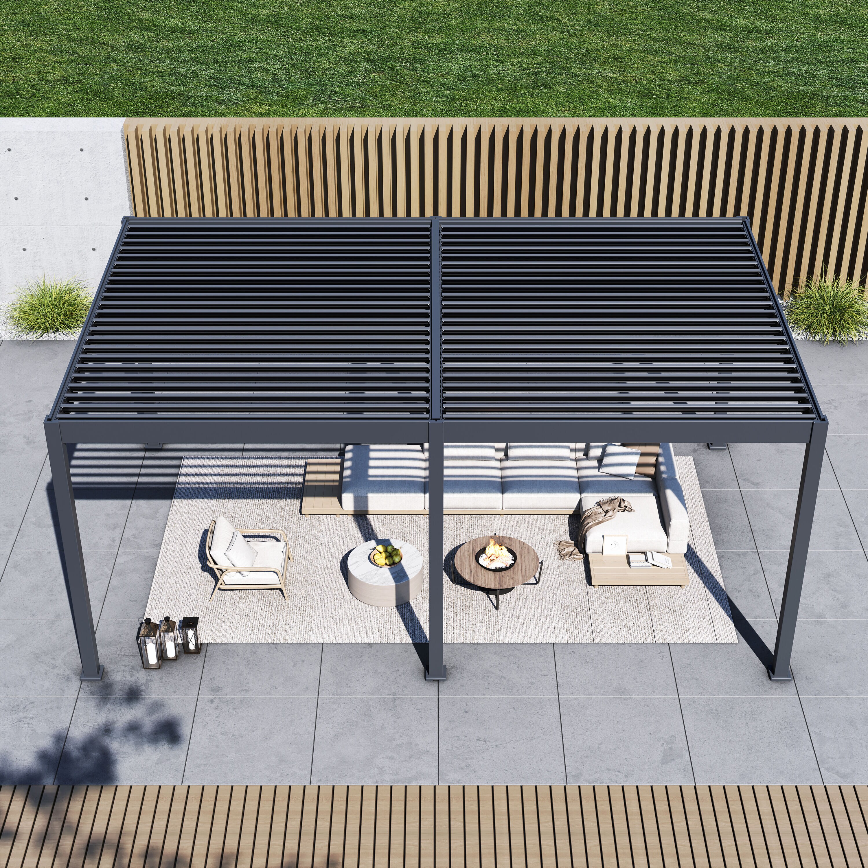 Paragon Outdoor PRGRT - 1220GY Pergolas-2 - View #9