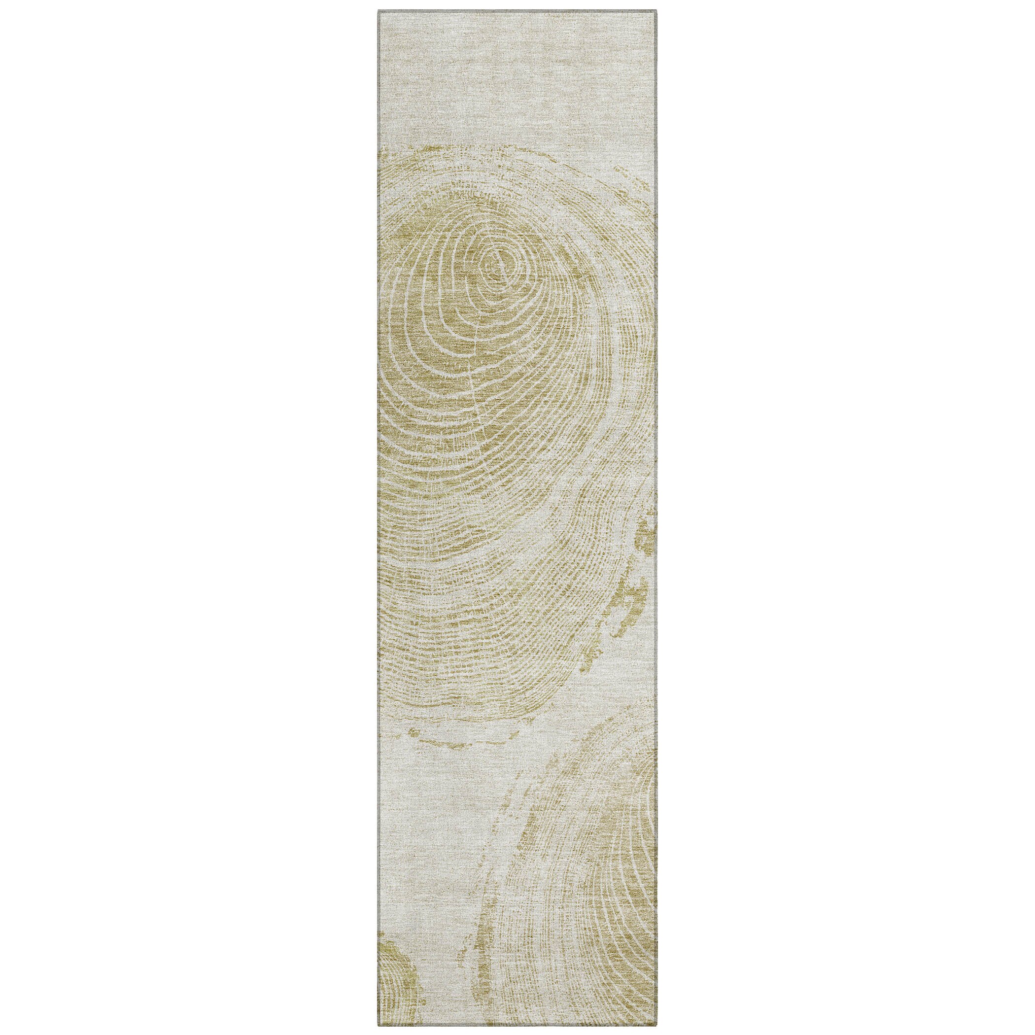 Addison Rugs ACN713KH2X8 Chantille ACN713KH 2 x 7 (ft) Polyester Khaki Rectangular Indoor/Outdoor Geometric Machine washable Area rug