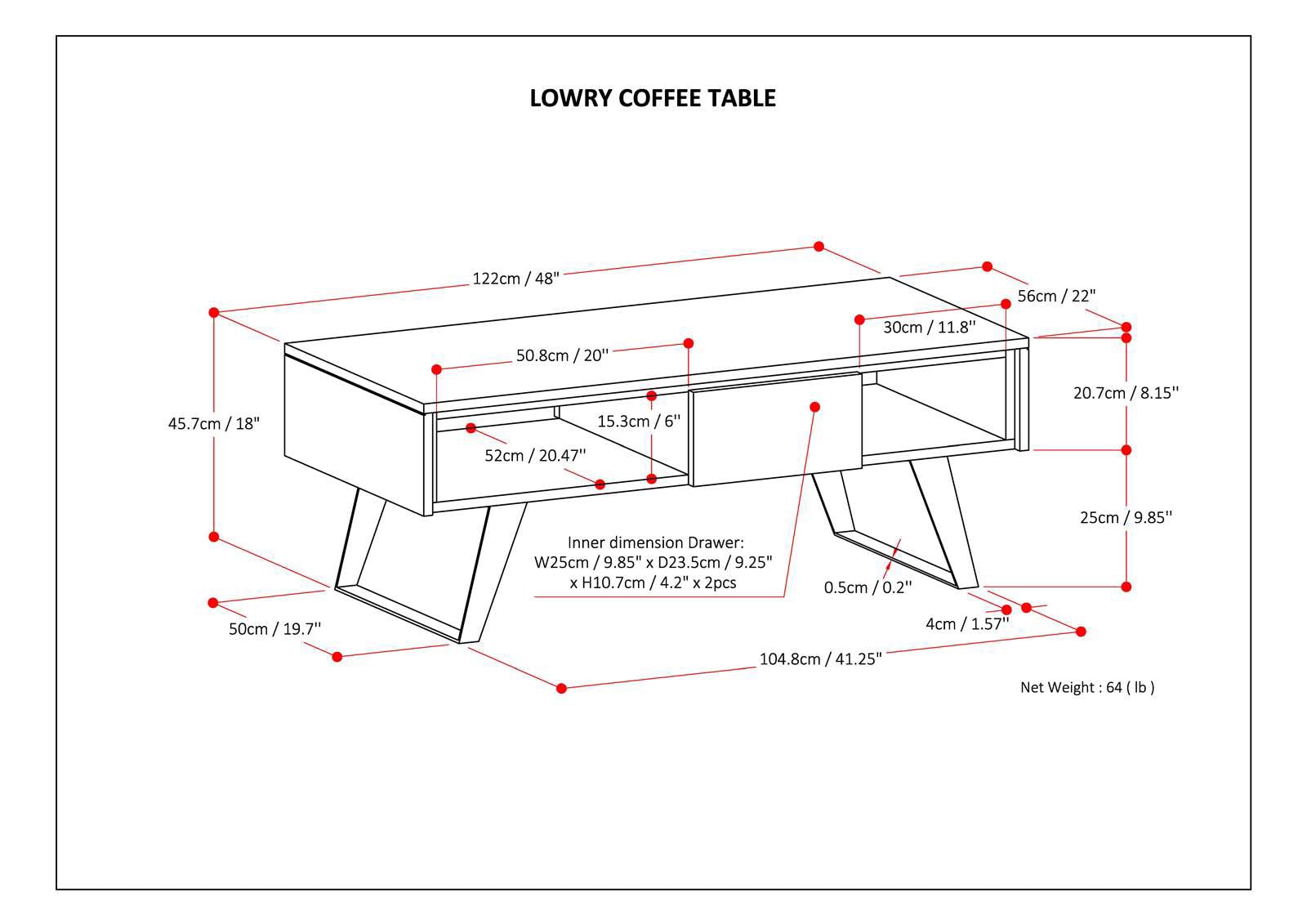 Simpli Home AXCLRY-01 Coffee-Tables - View #10