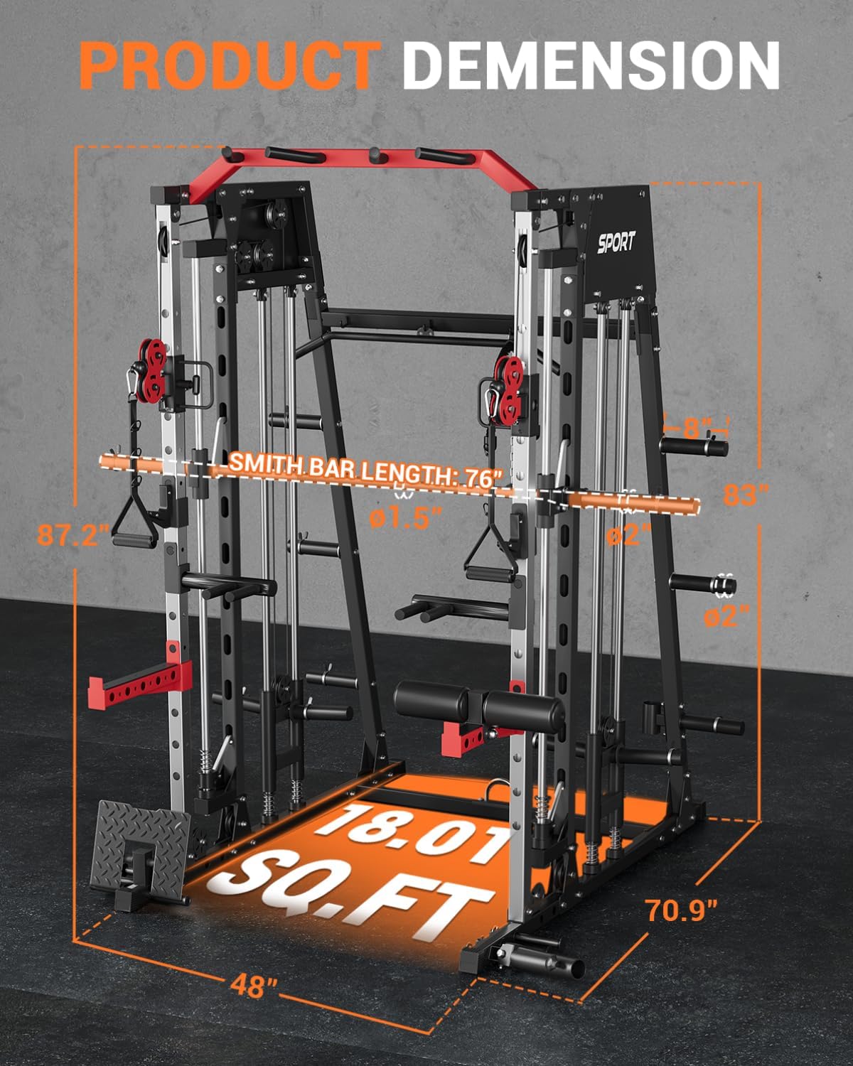 Qeetex LHF-JS-JSQC9009 Lat-Pull-Down-Machines - View #3