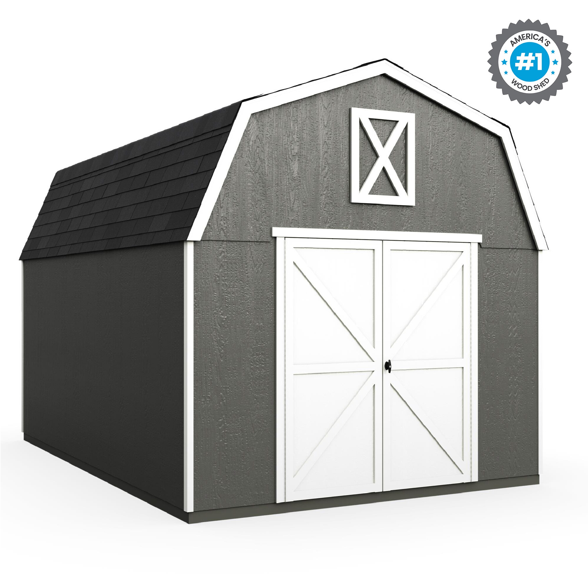 Heartland Stillwater 10-ft x 14-ft Storage Shed in the Wood Storage ...