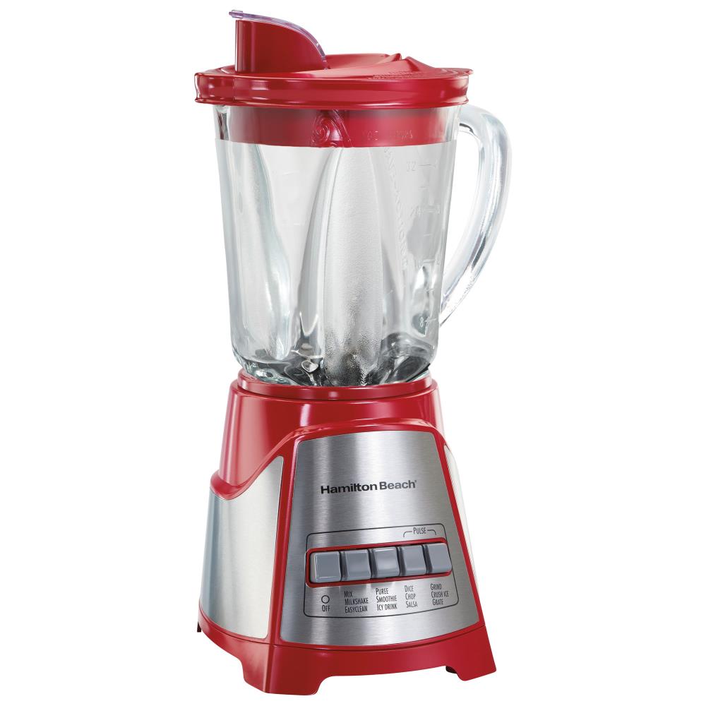 Red blender with glass cup, Modern Line