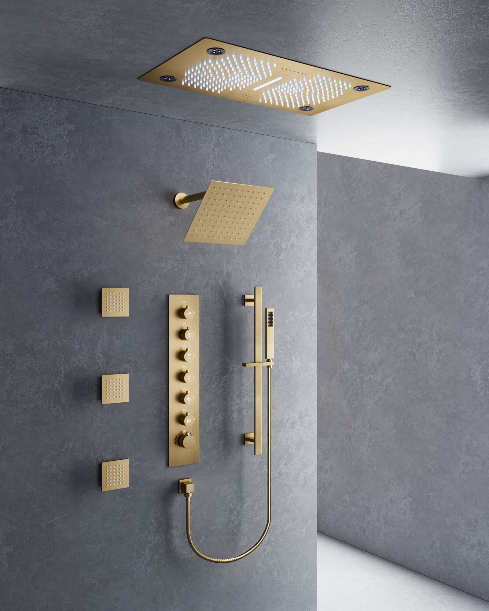 YAWWALK CR1-S052-GI Tub-Shower-Faucets - View #2