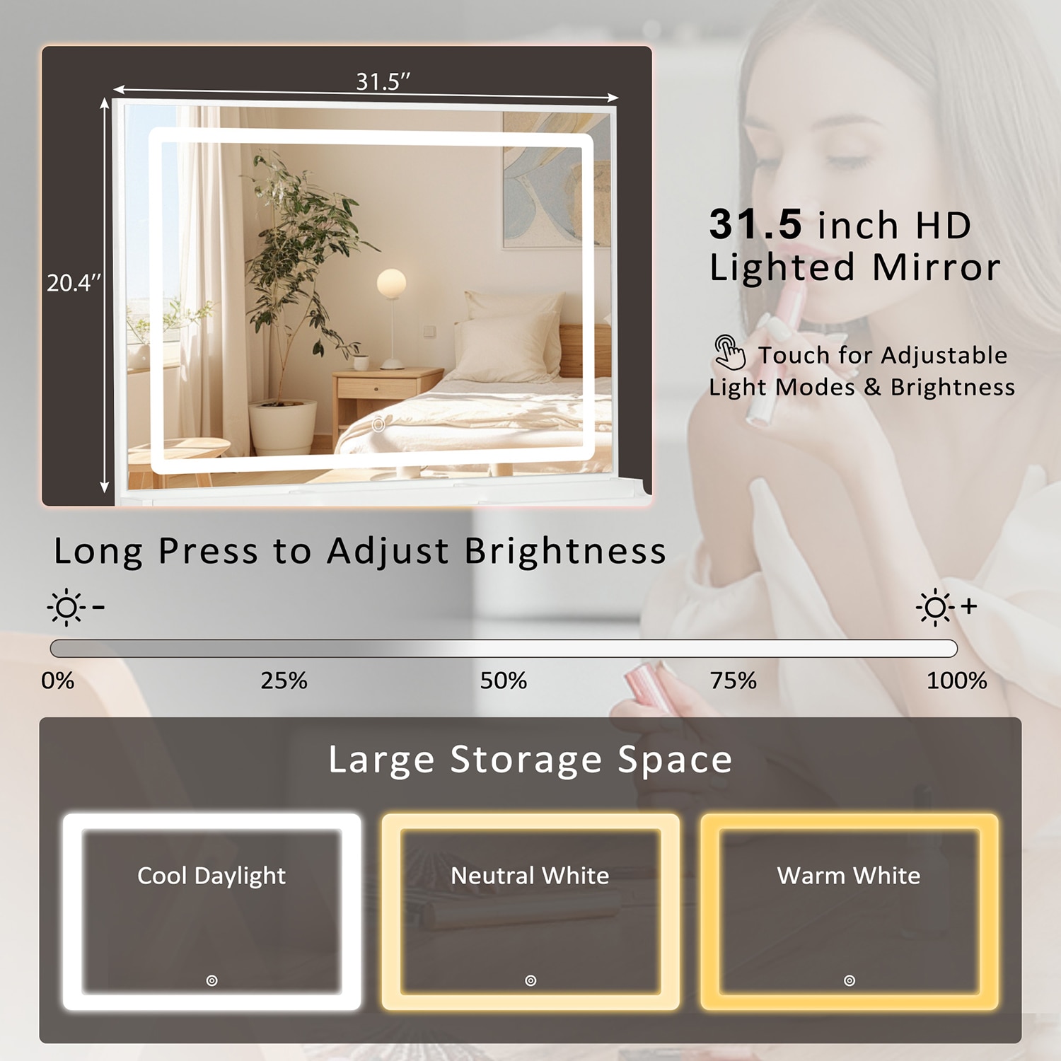 GZMR GZ-HS1022 Bedroom-Vanities - View #5